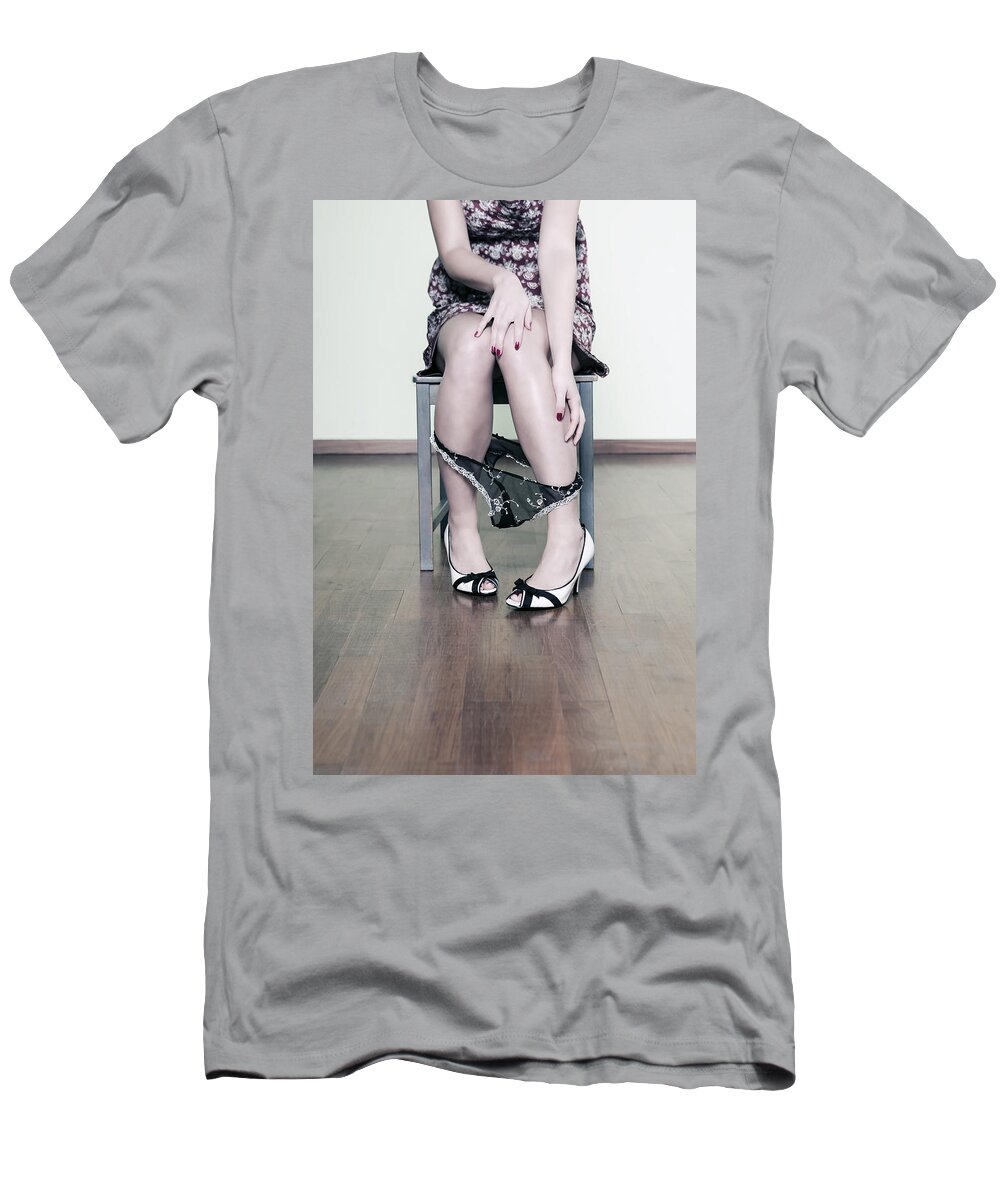 Female T-Shirt featuring the photograph Underpants #1 by Joana Kruse