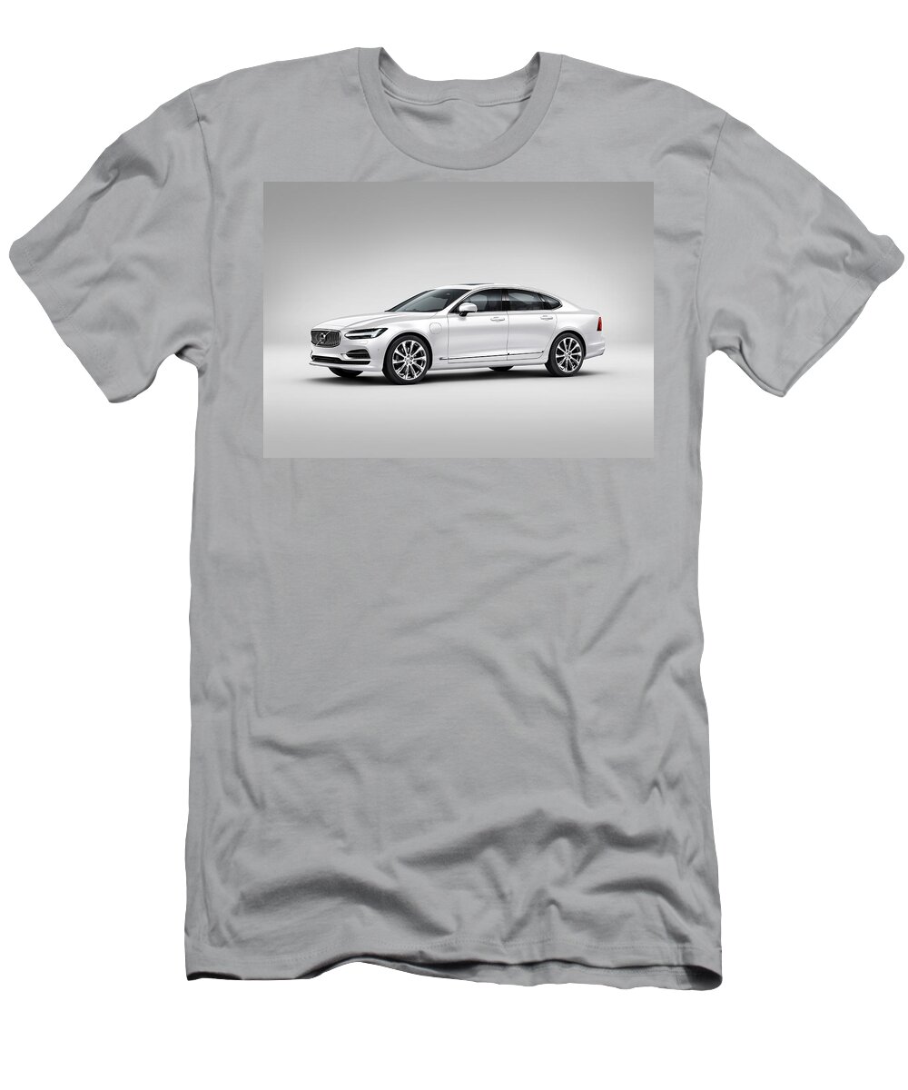Volvo S90 T-Shirt featuring the digital art Volvo S90 #1 by Super Lovely