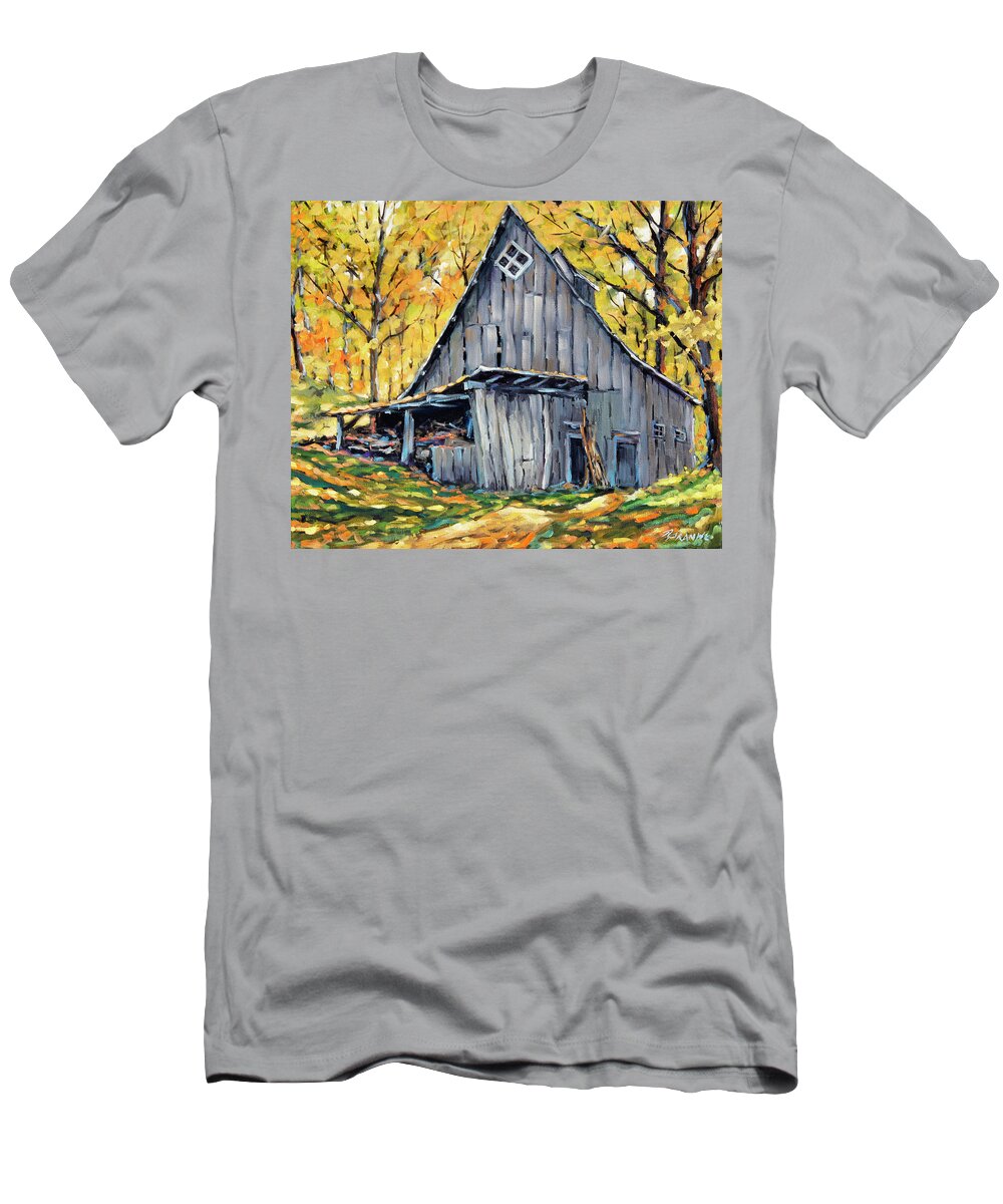 Artist Painter T-Shirt featuring the painting Where I want to be by Prankearts Fine Art #1 by Richard T Pranke