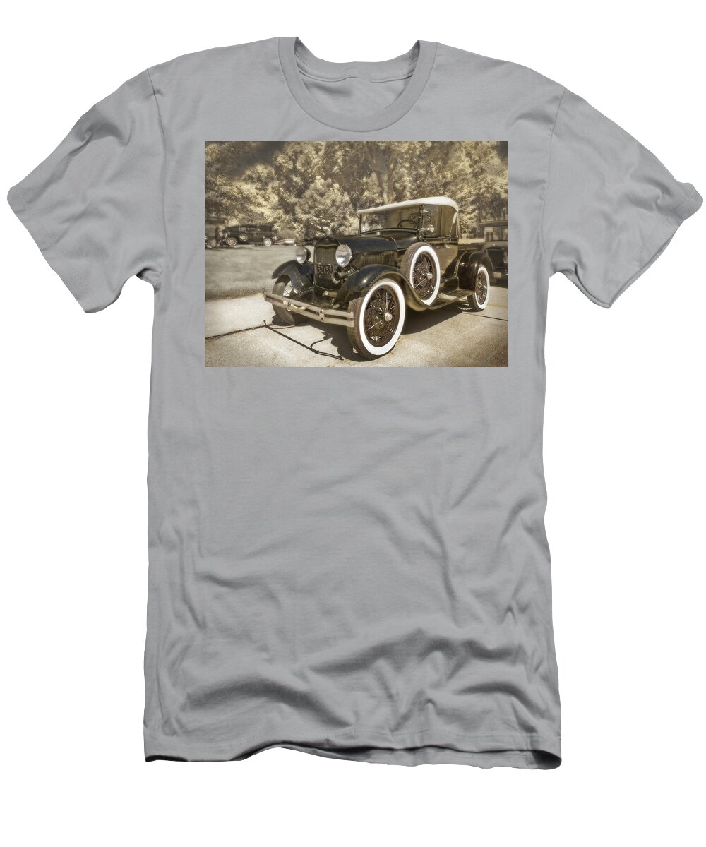 Cars T-Shirt featuring the photograph Whitewalls #1 by John Anderson