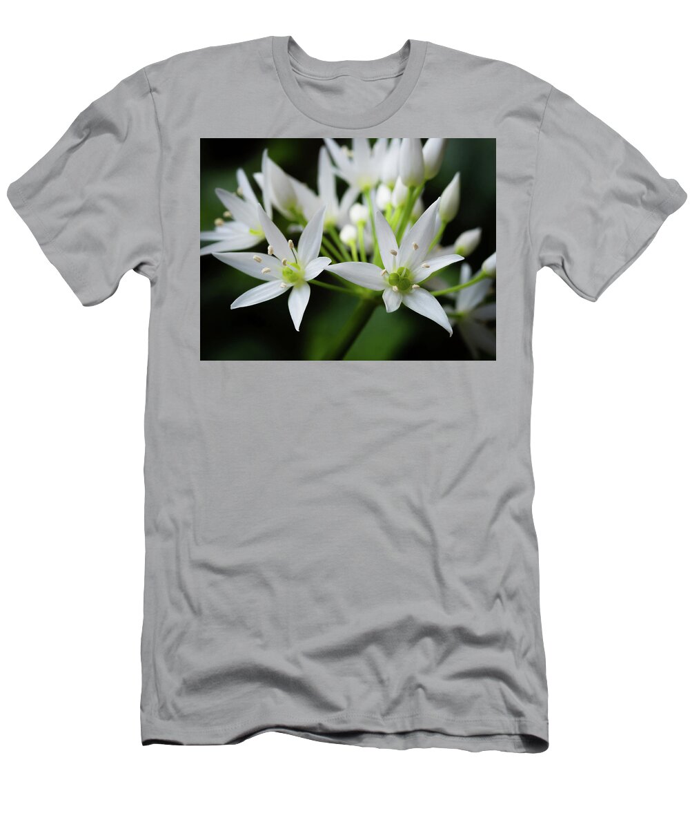 Wild Garlic T-Shirt featuring the photograph Wild Garlic by Nick Bywater
