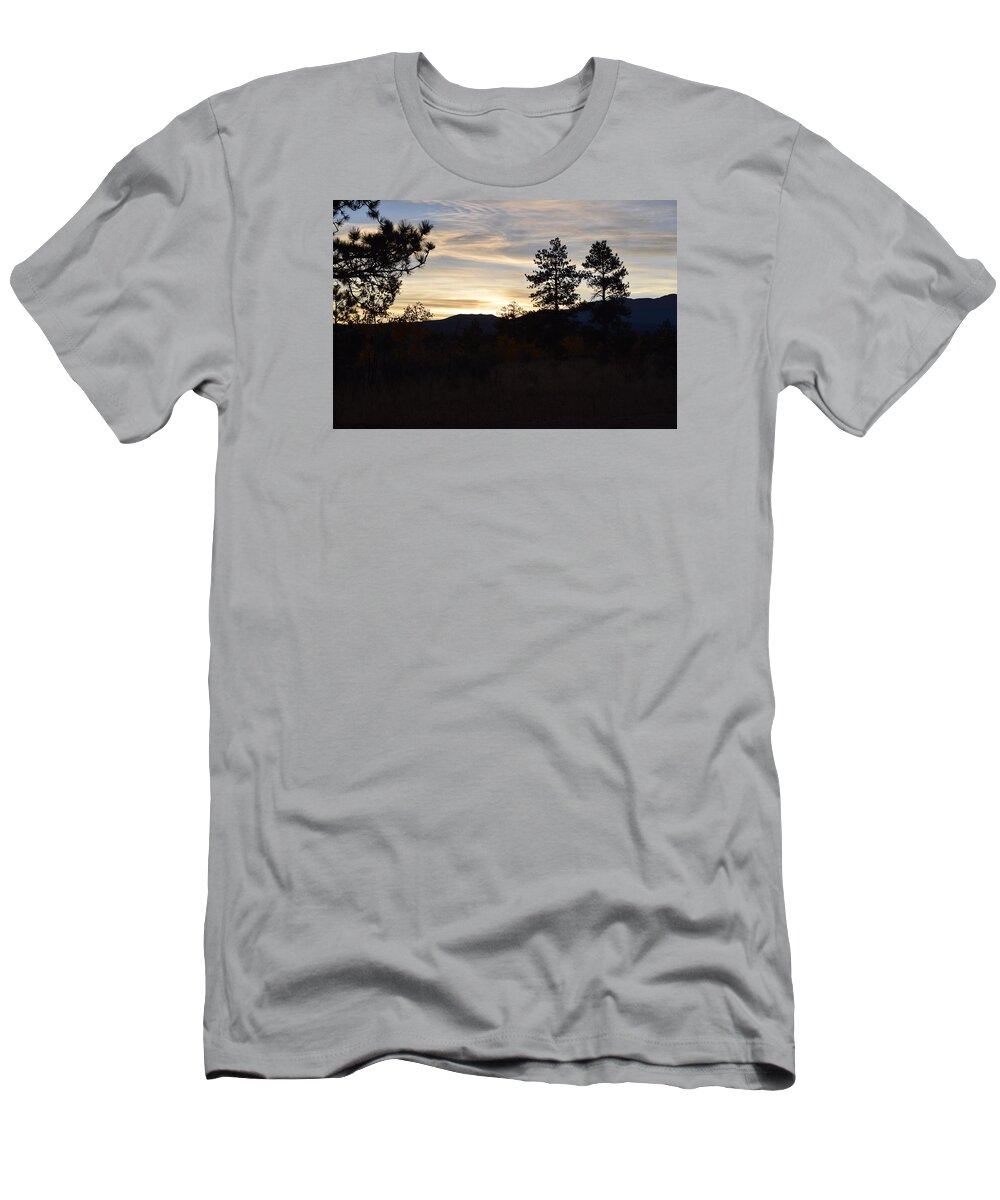 Berg T-Shirt featuring the photograph Sunrise Back Country CO #4 by Margarethe Binkley