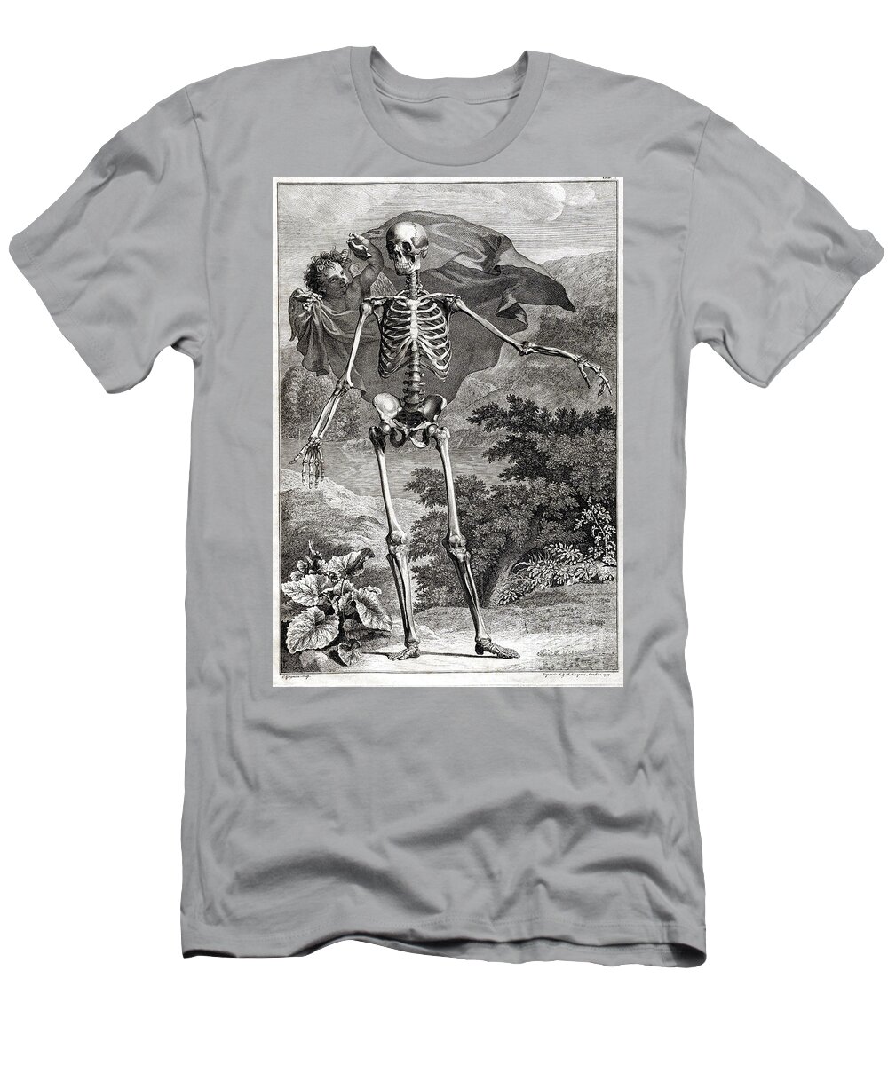 Science T-Shirt featuring the photograph 18th Century Anatomical Engraving #7 by Science Source