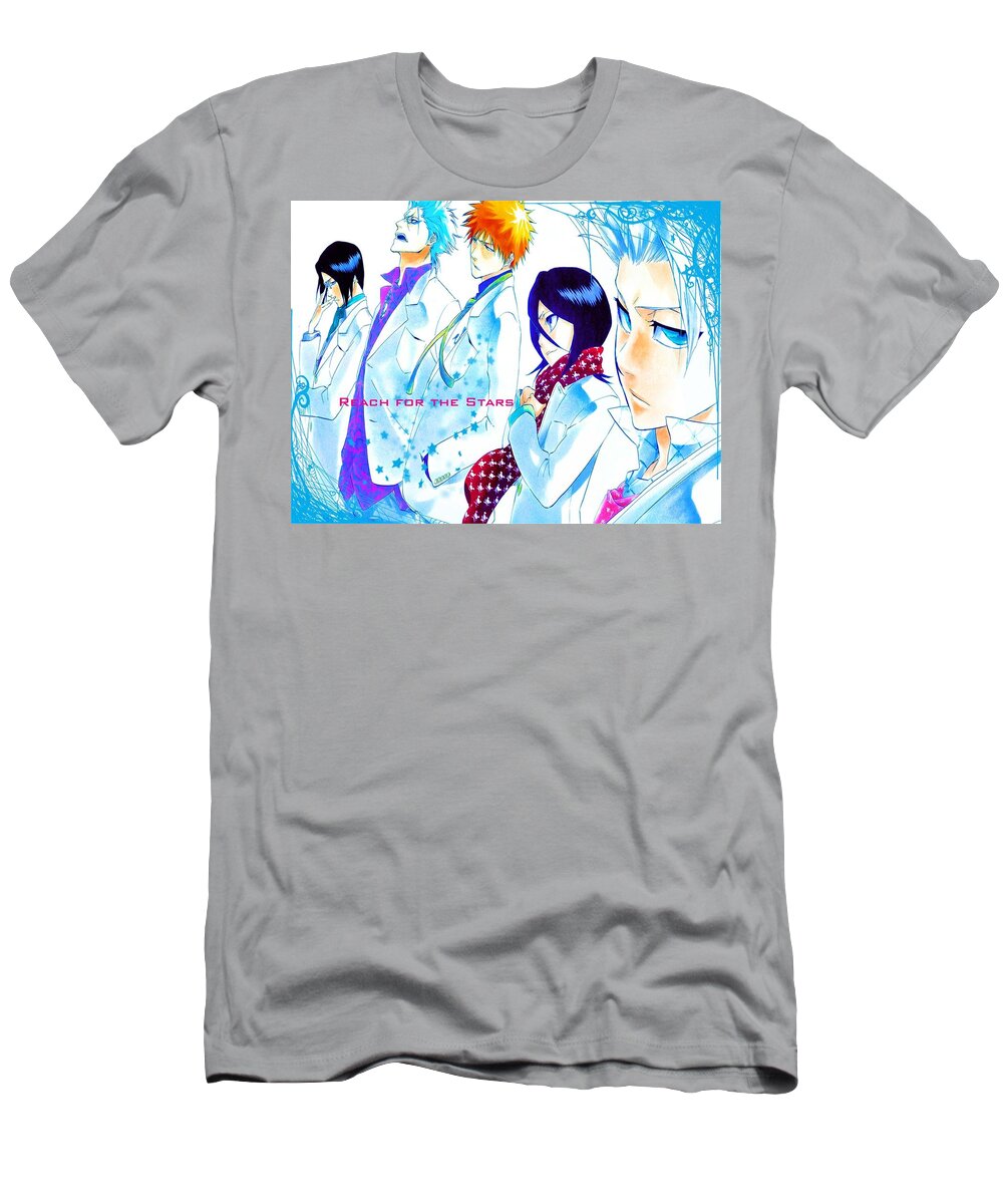 Bleach T-Shirt featuring the digital art Bleach #119 by Super Lovely