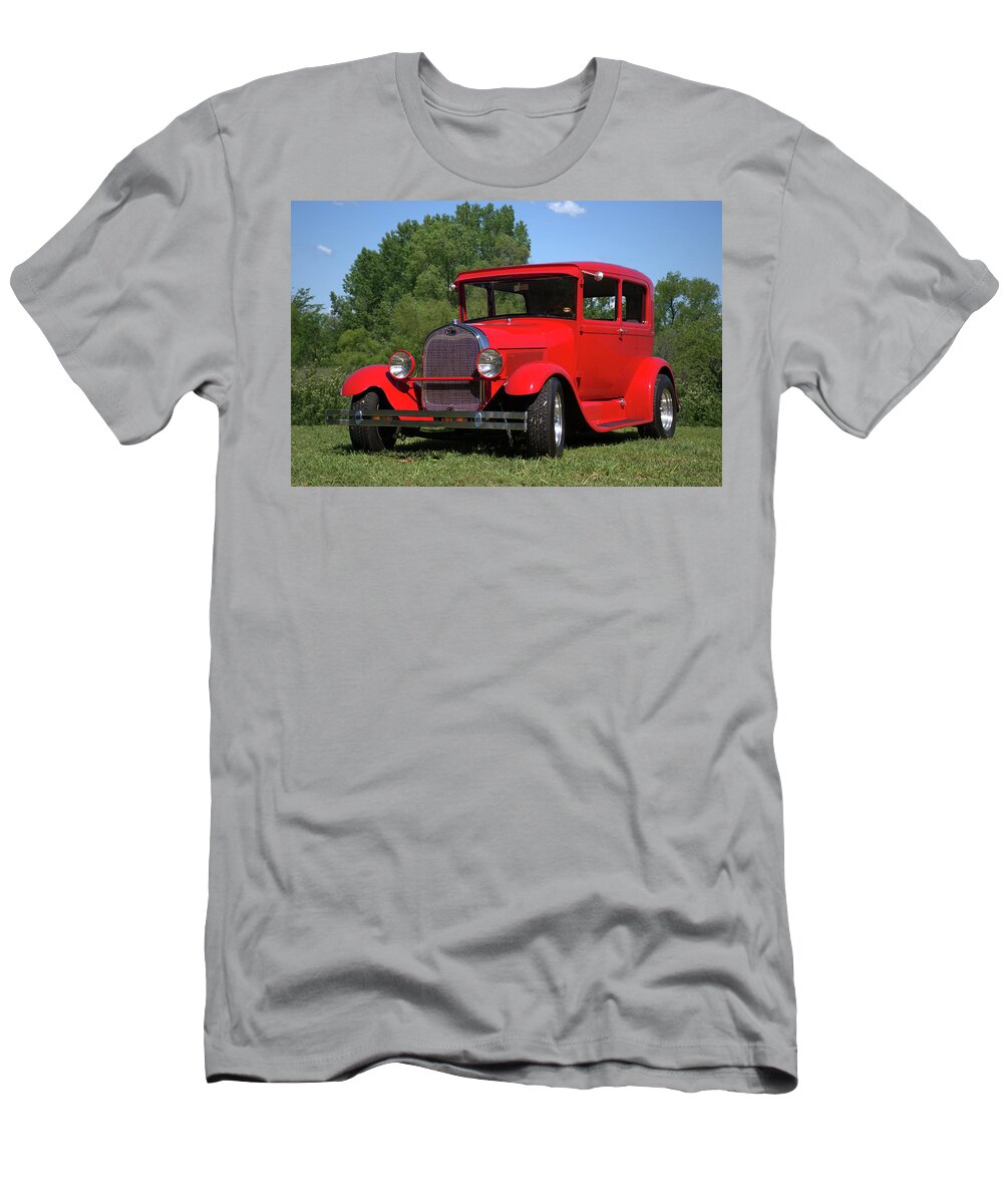 1929 T-Shirt featuring the photograph 1929 Ford Sedan Hot Rod by Tim McCullough