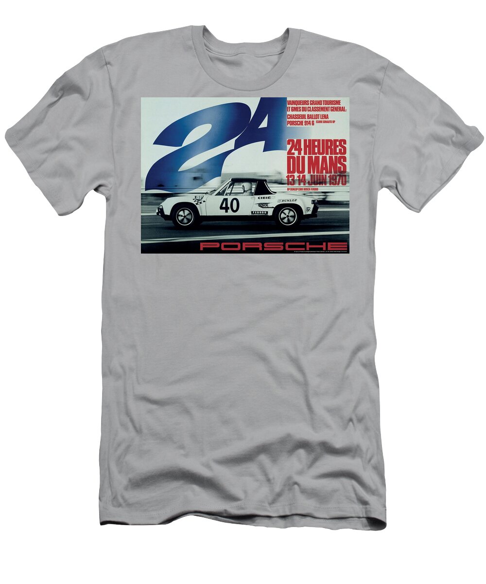 24 Hours Of Le Mans T-Shirt featuring the photograph 1970 24hr Le Mans by Georgia Clare