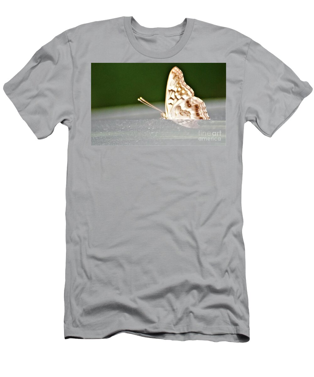Butterflies T-Shirt featuring the photograph Butterfly on my car5 by Merle Grenz