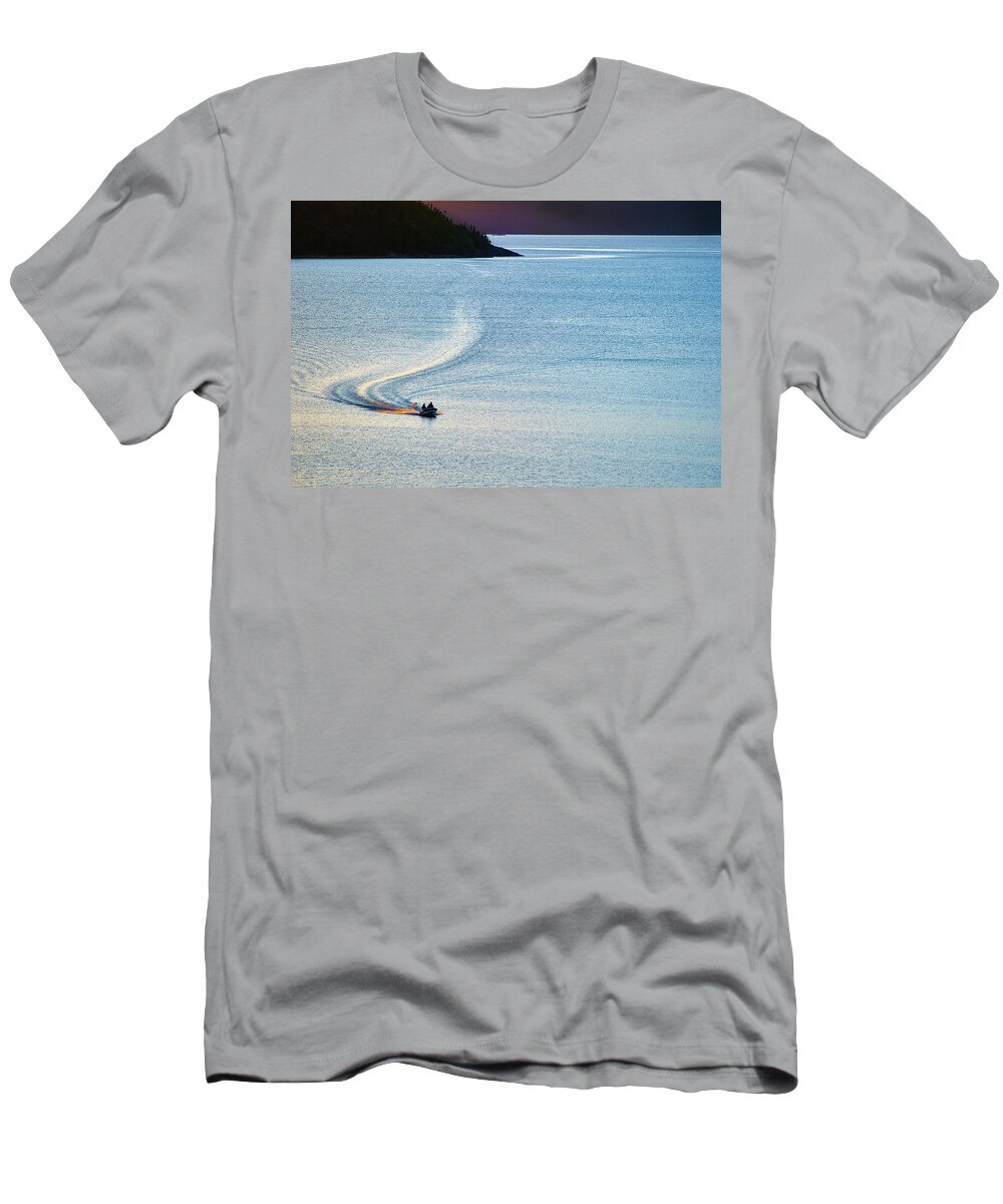 Camping T-Shirt featuring the photograph Homeward Bound-cooler by Doug Gibbons