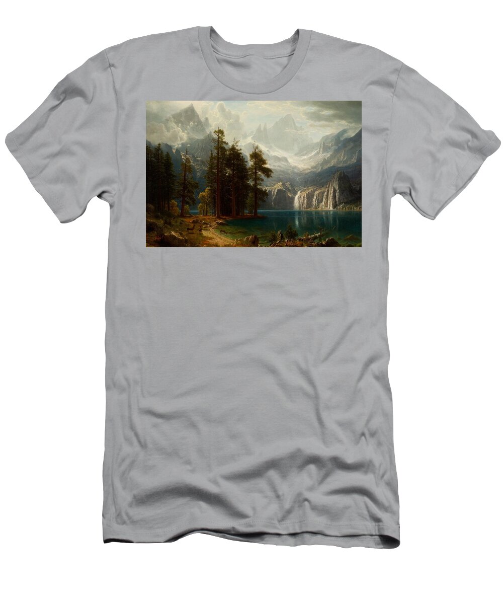 Sierra Nevada T-Shirt featuring the painting Sierra Nevada #2 by MotionAge Designs