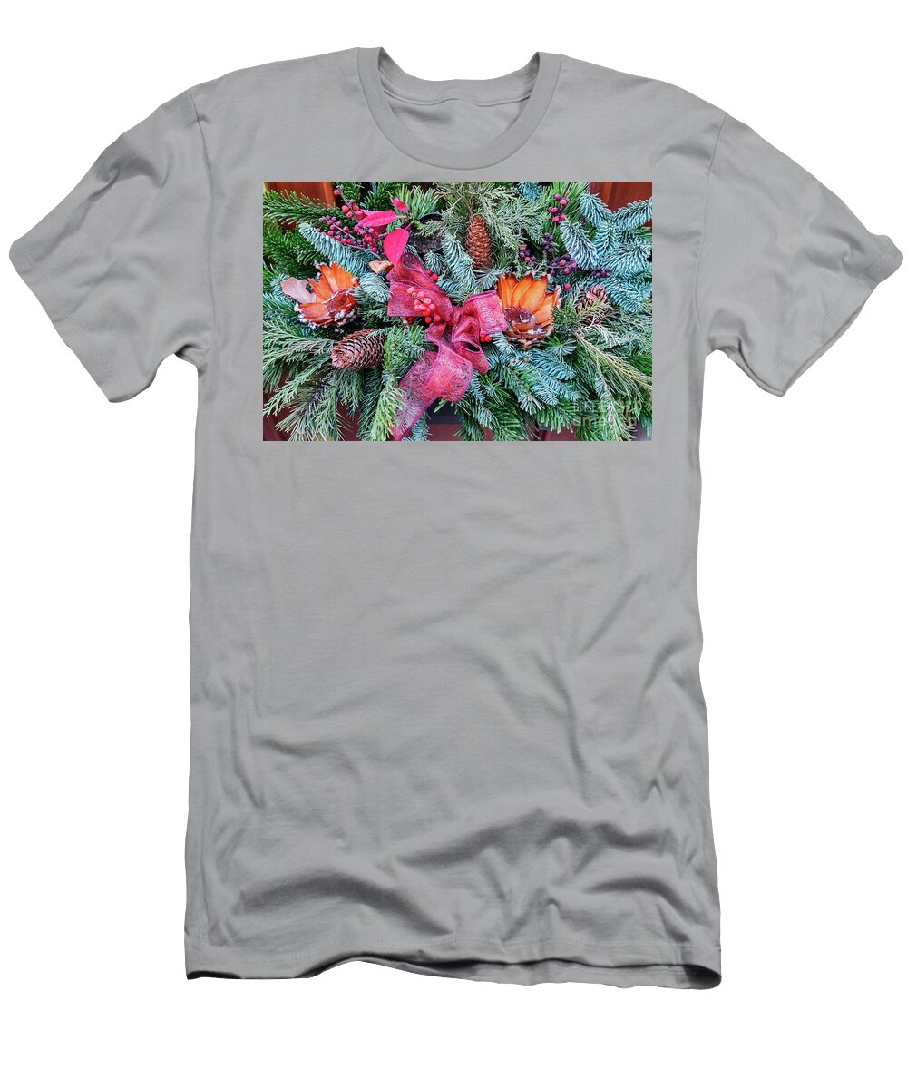 Art T-Shirt featuring the photograph Traditional Winter Decoration #2 by Ariadna De Raadt