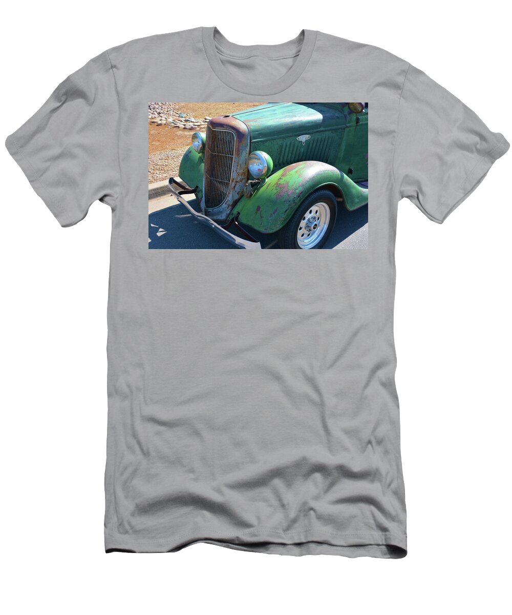 Transportation T-Shirt featuring the photograph Vintage Ford Truck #2 by Nancy Jenkins