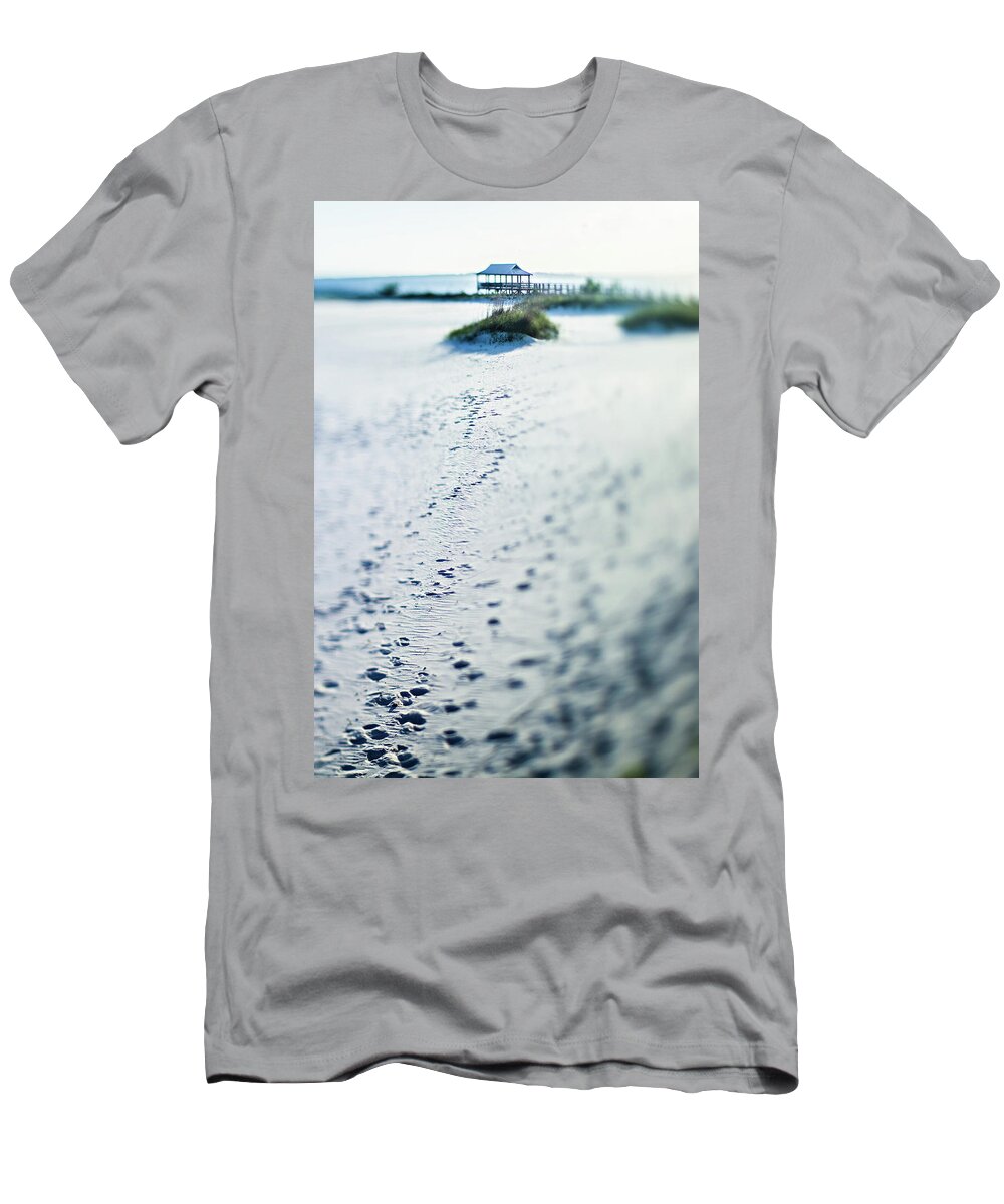 Beach T-Shirt featuring the photograph Beach scenes on west boulevard in pass christian and henderson p #21 by Alex Grichenko