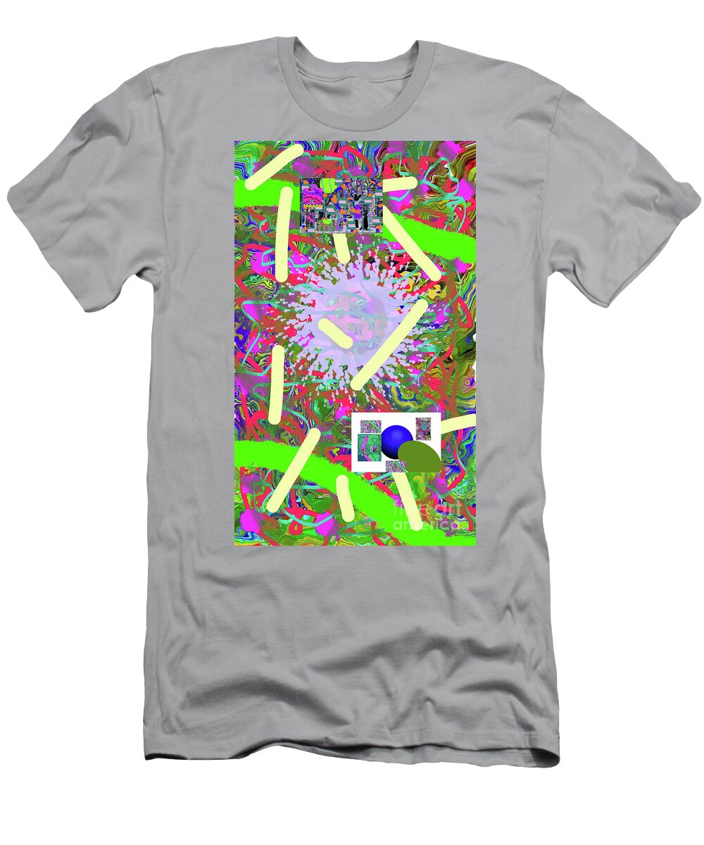 Walter Paul Bebirian T-Shirt featuring the digital art 3-21-2015abcdef by Walter Paul Bebirian