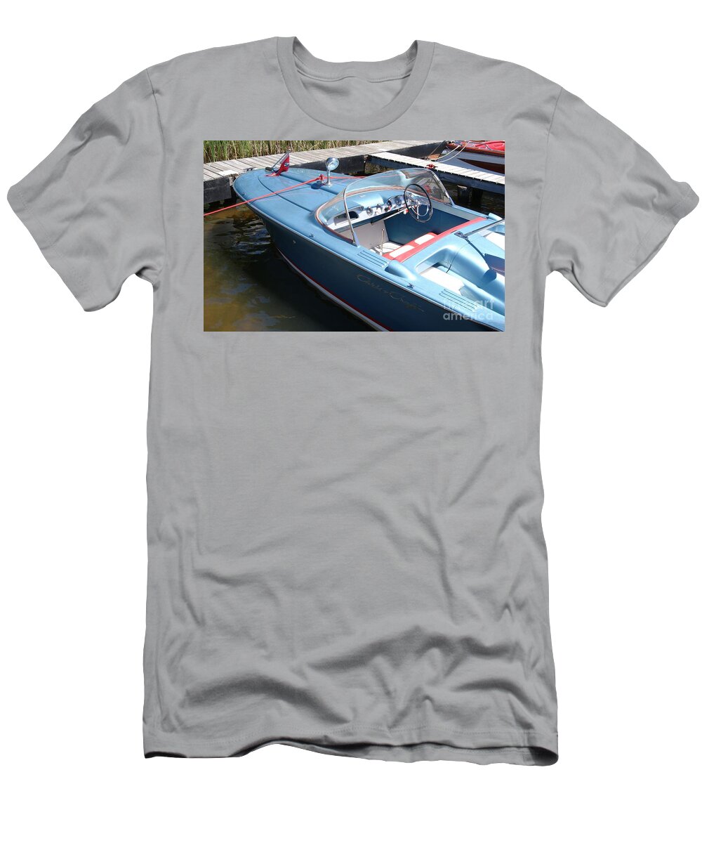 Boat T-Shirt featuring the photograph Silver Arrow by Neil Zimmerman