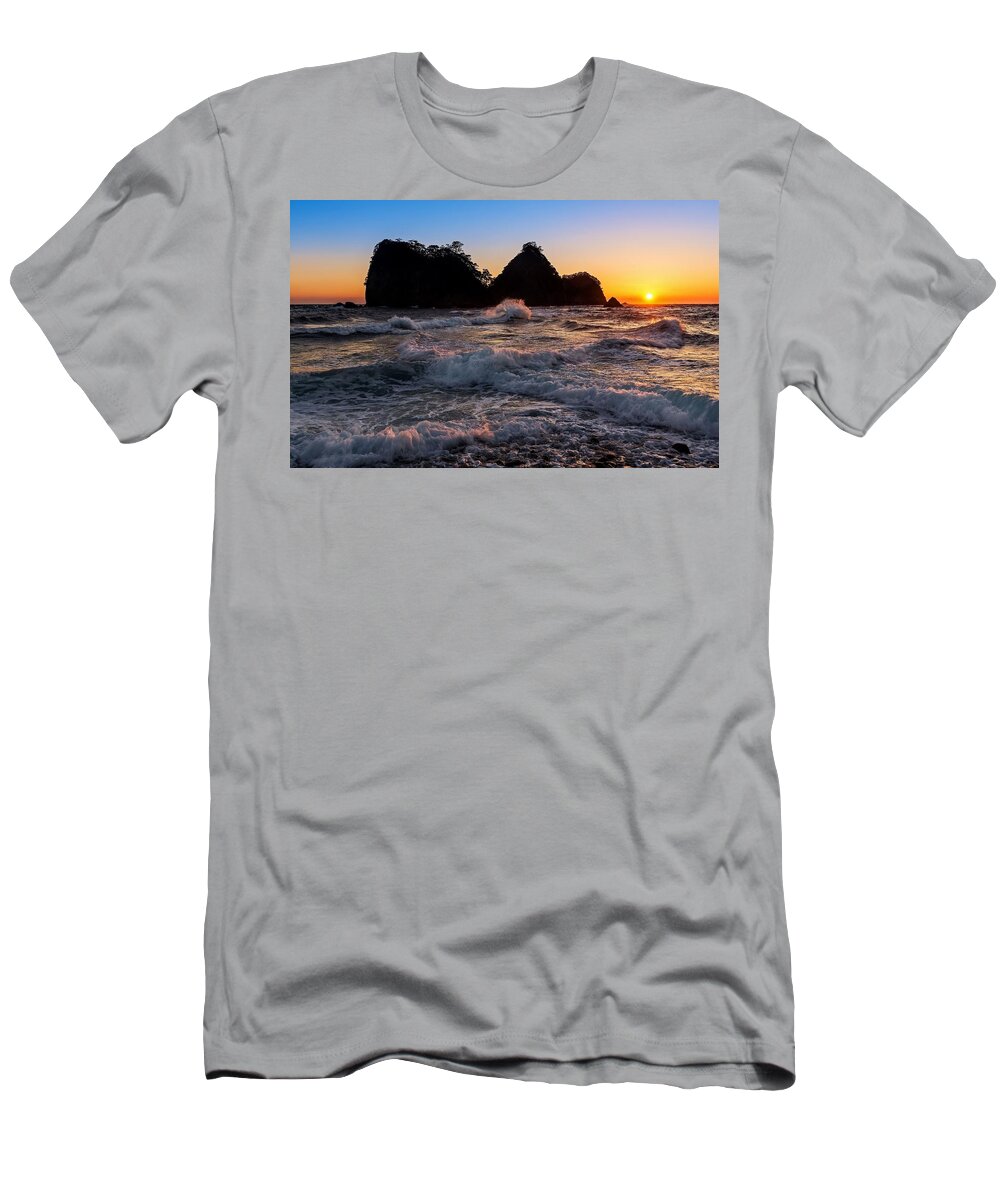 Cliff T-Shirt featuring the photograph Cliff #3 by Jackie Russo