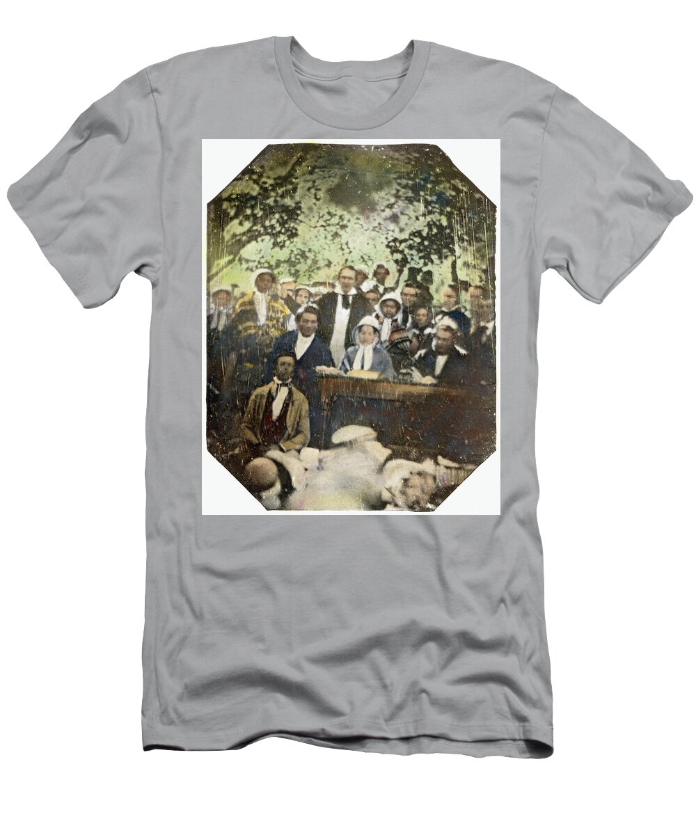 1850 T-Shirt featuring the photograph Frederick Douglass #3 by Granger