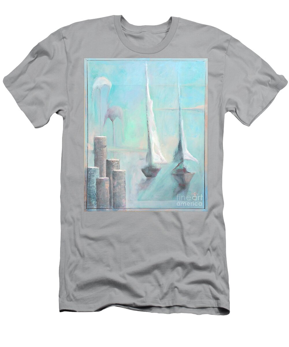  T-Shirt featuring the painting A Morning Memory by James Lanigan Thompson MFA