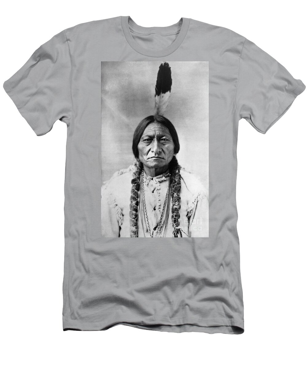19th Century T-Shirt featuring the photograph Sitting Bull 1834-1890 by Granger