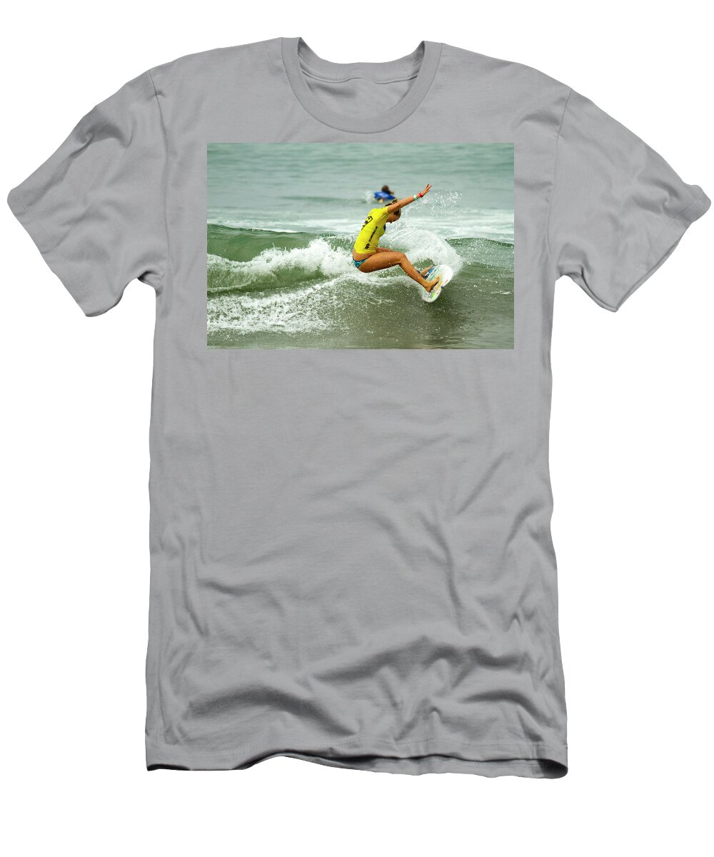 Bethany Hamilton T-Shirt featuring the photograph Bethany Hamilton #6 by Waterdancer