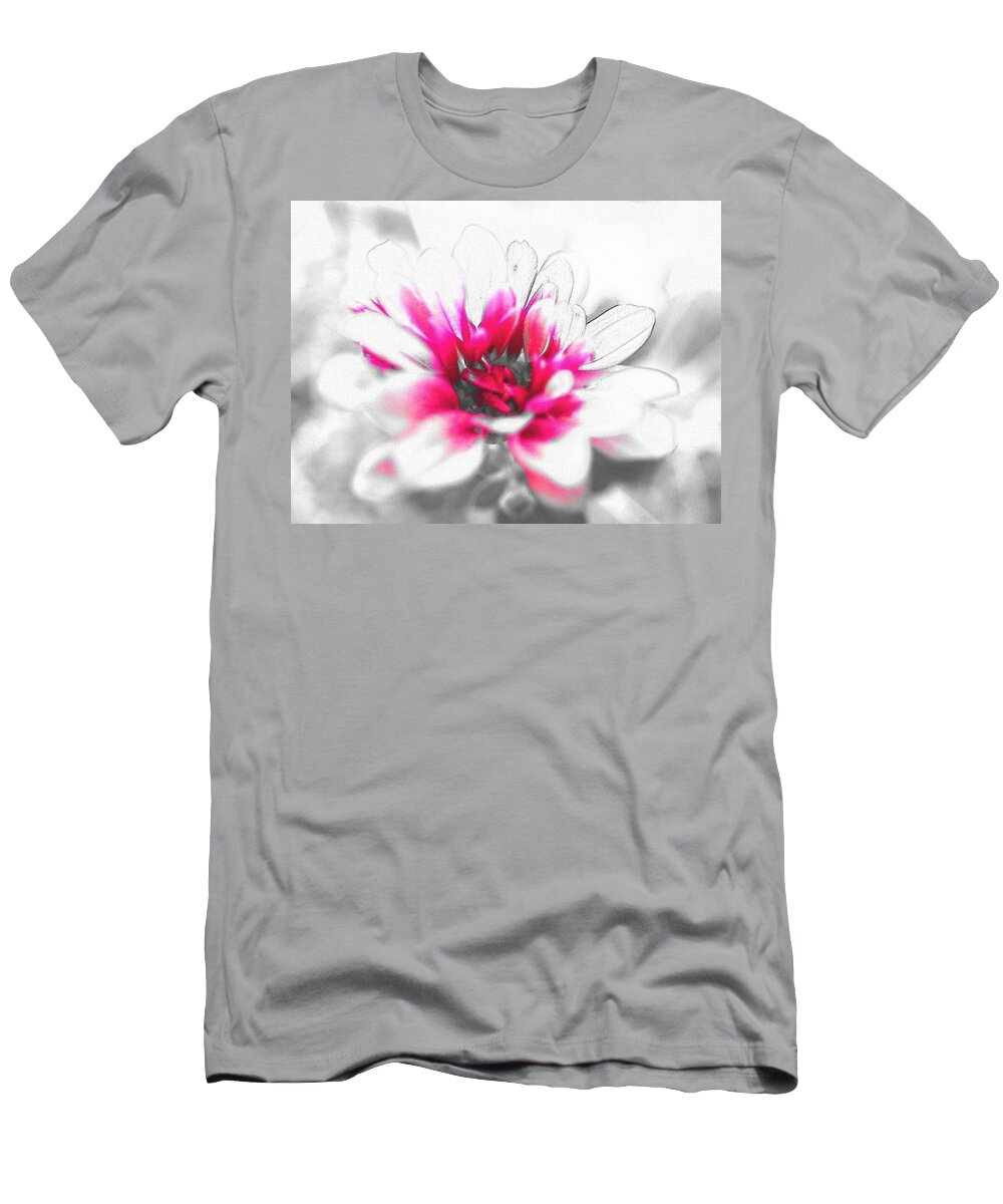 Flower T-Shirt featuring the digital art Flower #5 by Kumiko Izumi