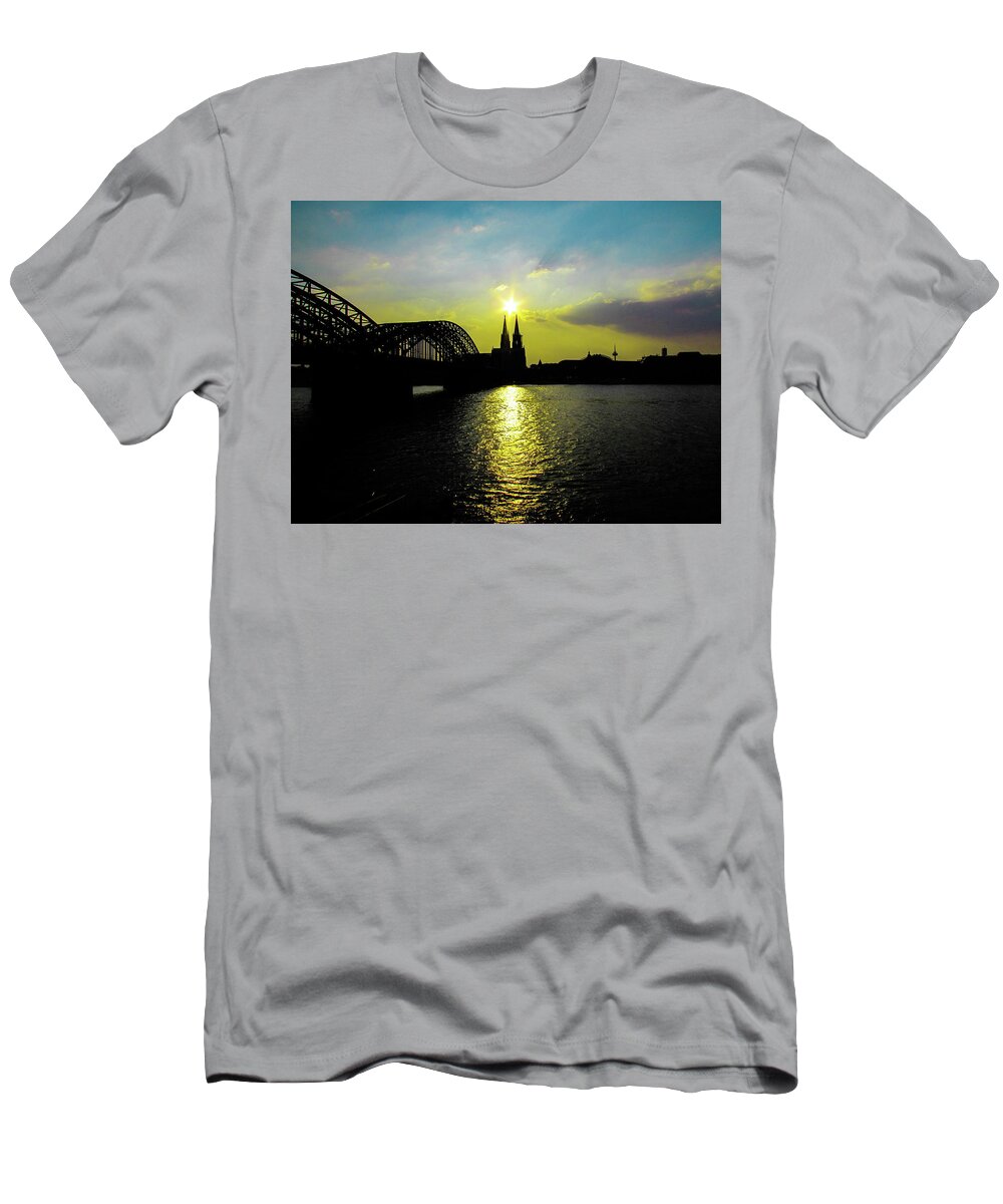 Cologne T-Shirt featuring the photograph Koln #5 by Cesar Vieira