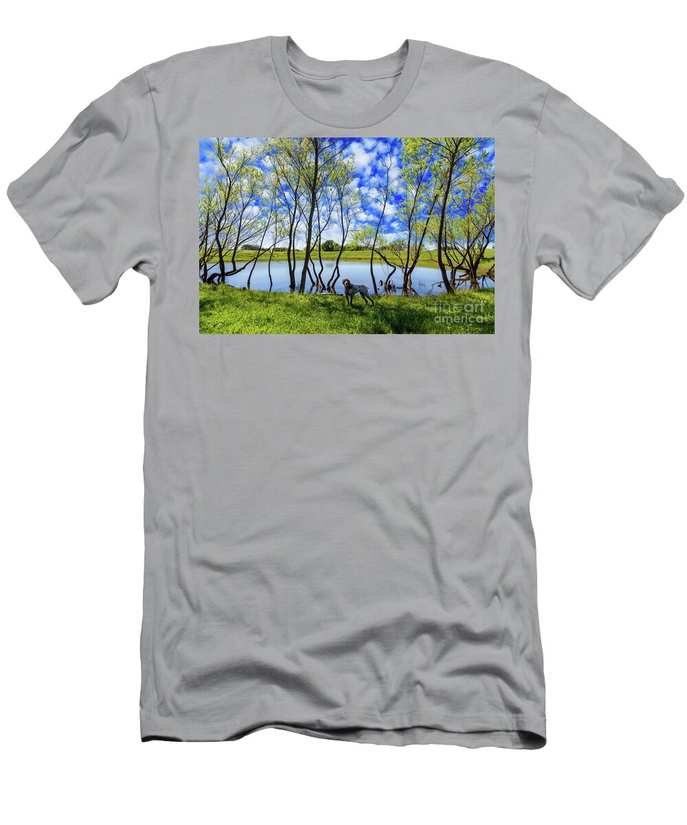 Austin T-Shirt featuring the photograph Texas Hill Country by Raul Rodriguez