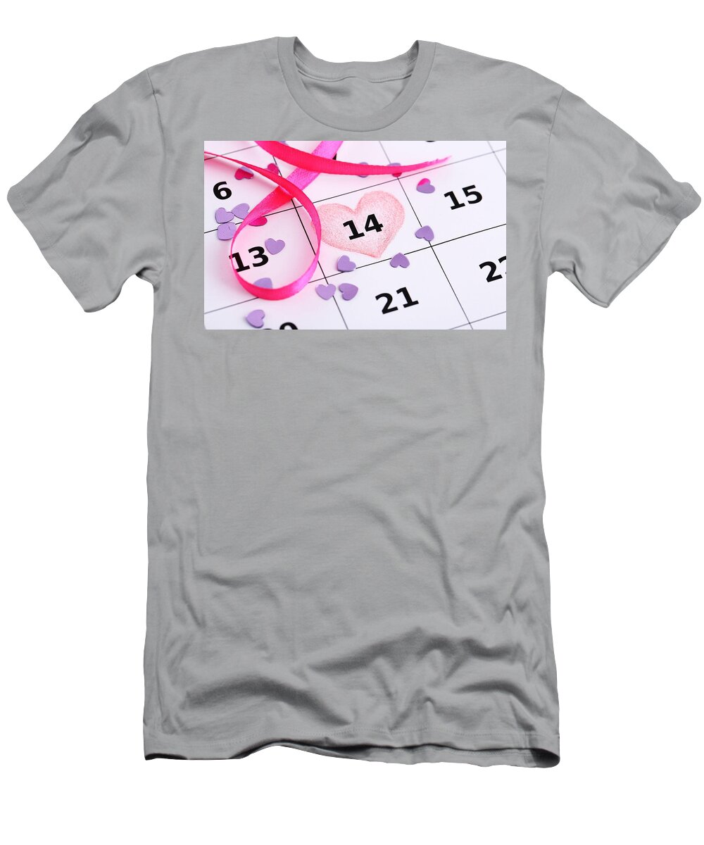 Valentine's Day T-Shirt featuring the digital art Valentine's Day #5 by Maye Loeser
