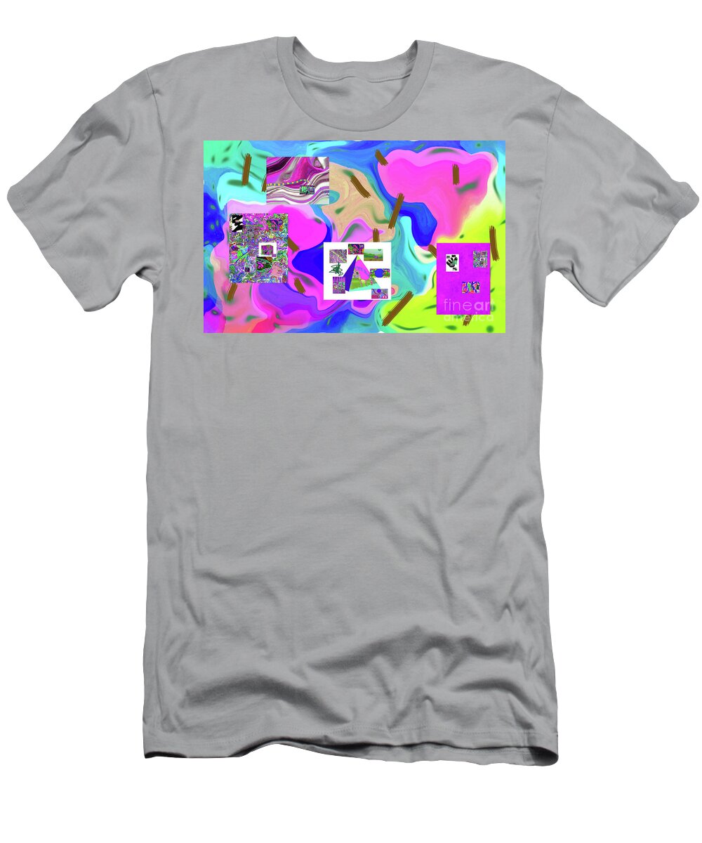 Walter Paul Bebirian T-Shirt featuring the digital art 6-19-2015dabcdefghijklmnopqrtuvwxyzabcdefghijklm by Walter Paul Bebirian