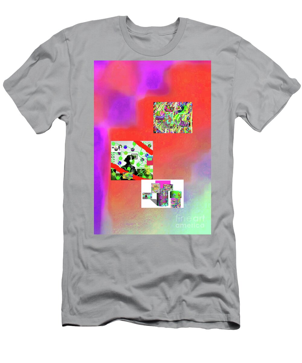Walter Paul Bebirian T-Shirt featuring the digital art 6-29-2015cabcdefghijklmnop by Walter Paul Bebirian