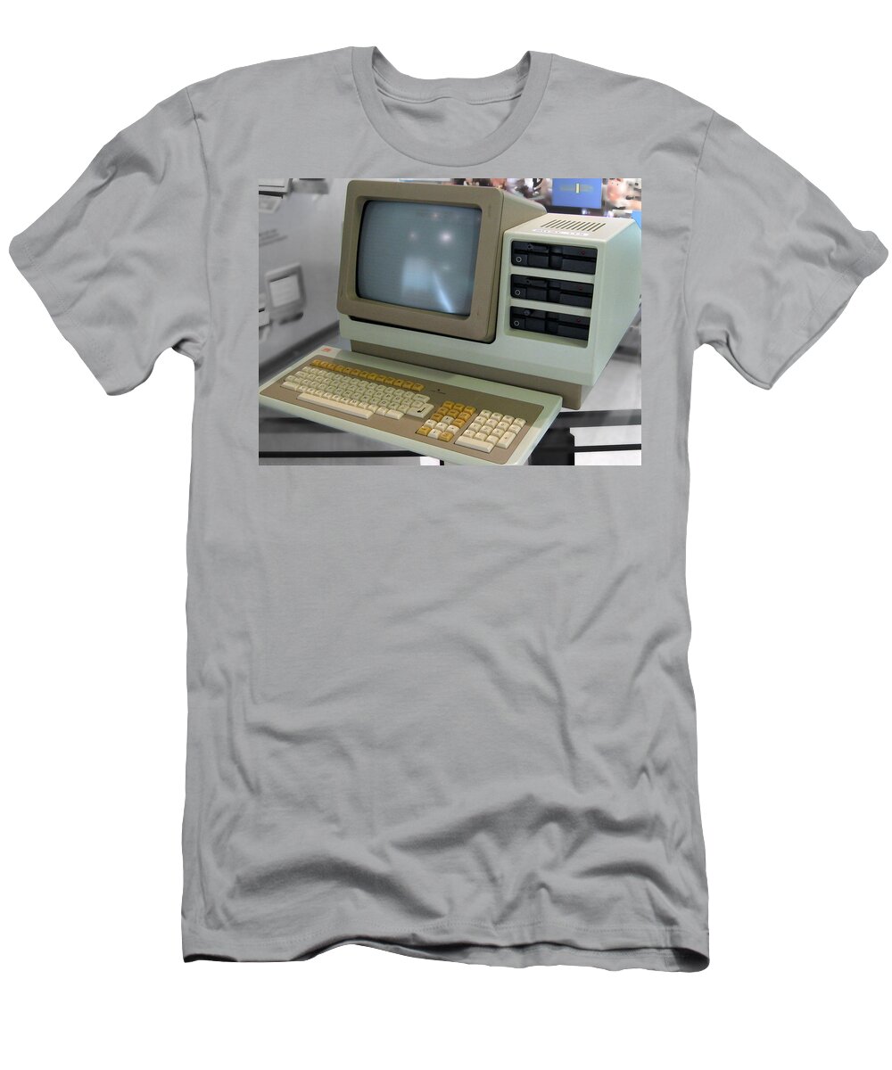 Computer T-Shirt featuring the digital art Computer #6 by Super Lovely