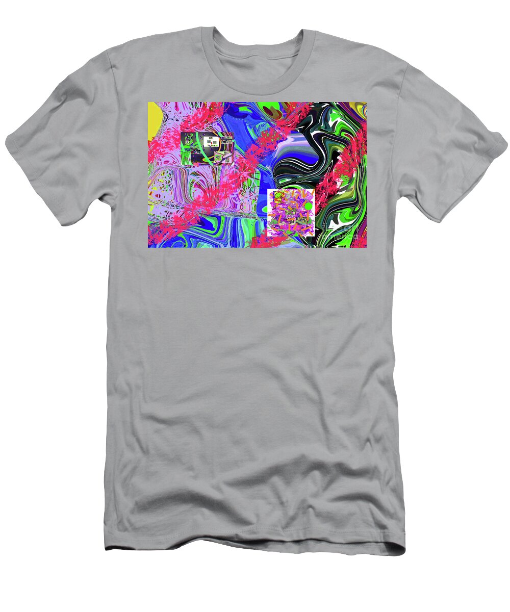 Walter Paul Bebirian T-Shirt featuring the digital art 7-15-2015babcdefghijklmnopqrtuvwx by Walter Paul Bebirian