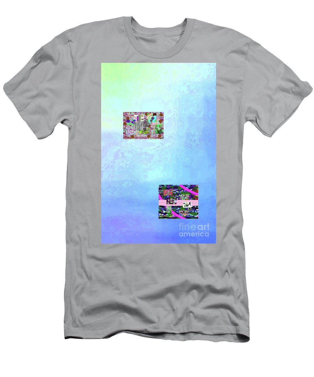 Walter Paul Bebirian T-Shirt featuring the digital art 7-18-2015abcdefghijklmno by Walter Paul Bebirian