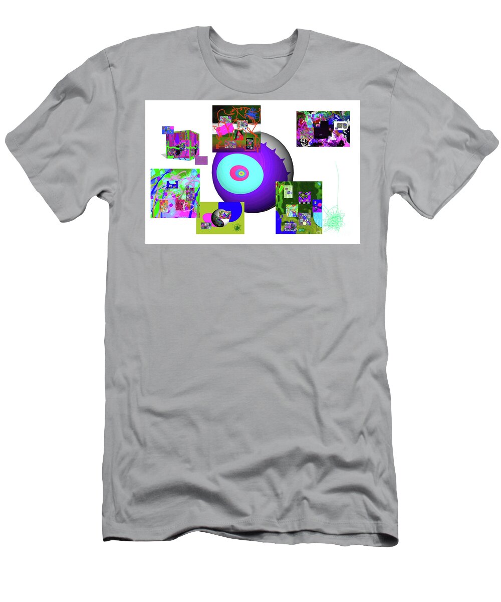 Walter Paul Bebirian T-Shirt featuring the digital art 8-31-2015babcdefghijklmnopqrtuvwxyzabcdefghijkl by Walter Paul Bebirian