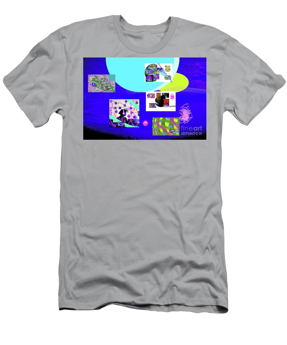 Walter Paul Bebirian T-Shirt featuring the digital art 8-7-2015babc by Walter Paul Bebirian