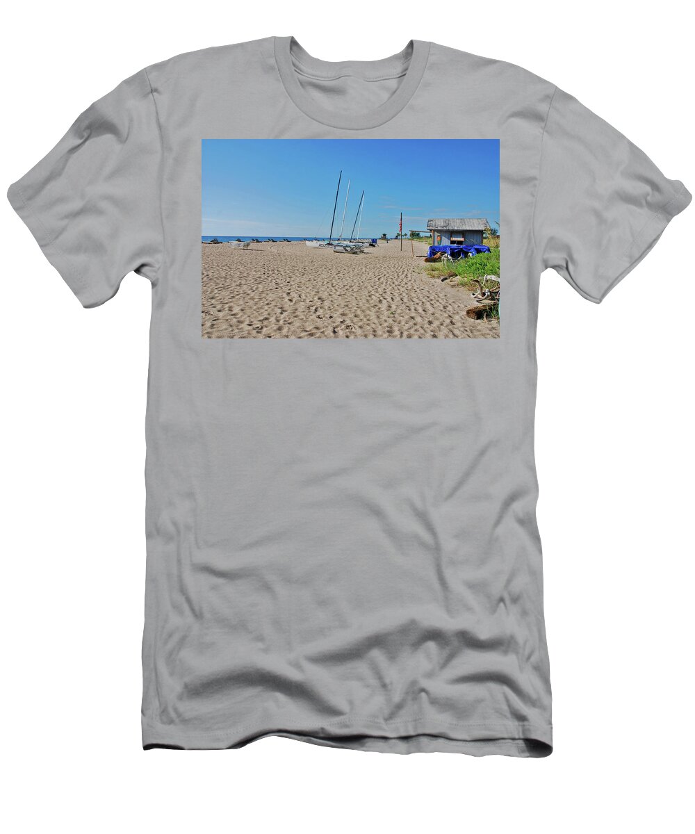 Beach T-Shirt featuring the photograph 9- Beach Shack by Joseph Keane