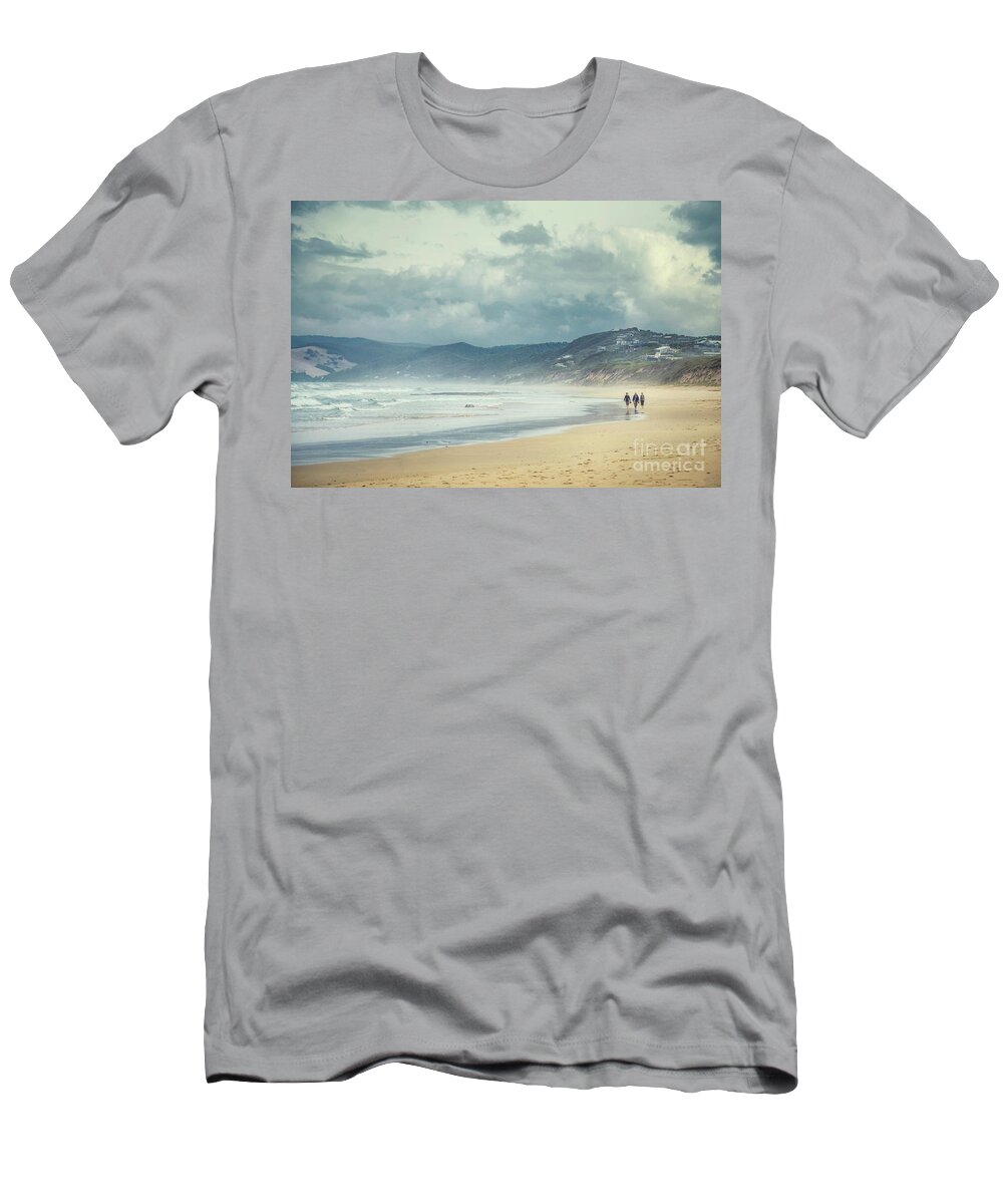 Kremsdorf T-Shirt featuring the photograph A Day At The Seaside by Evelina Kremsdorf