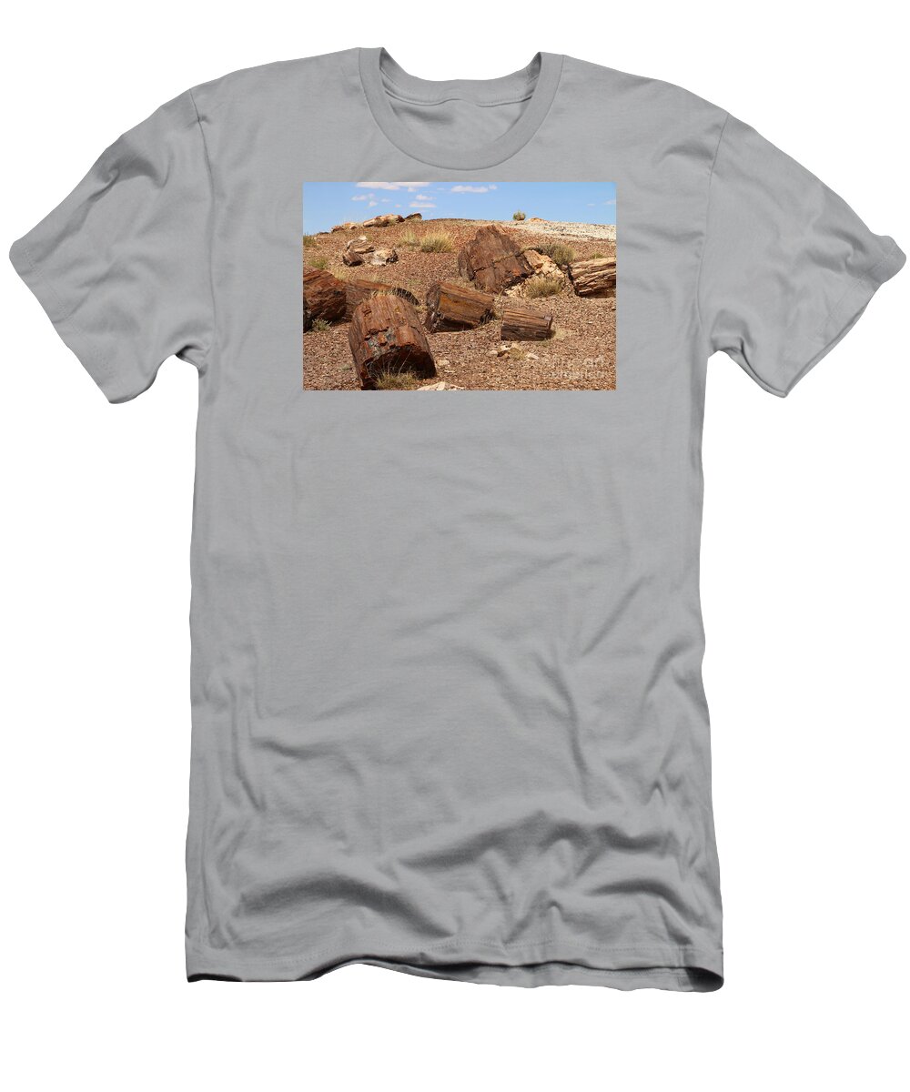 Log T-Shirt featuring the photograph A Fallen Forest by Christiane Schulze Art And Photography