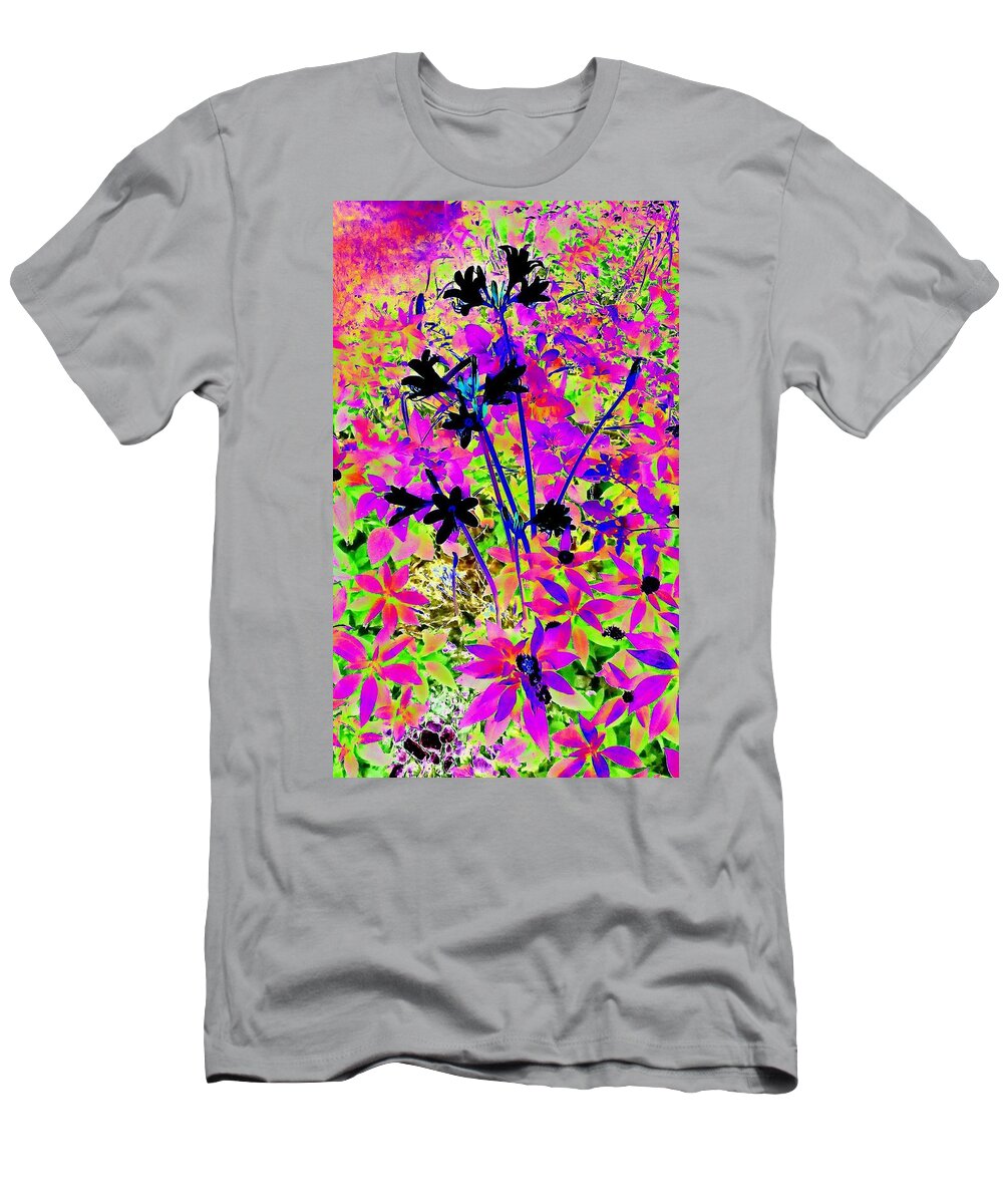 A Floral Scene 3 T-Shirt featuring the photograph A Floral Scene 3 by Brenae Cochran