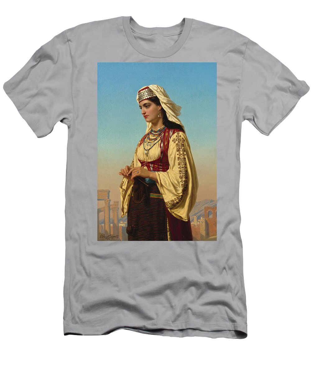 A Greek Beauty T-Shirt by Charles Emile Hippolyte Lecomte-Vernet - Augusta  Stylianou - Website