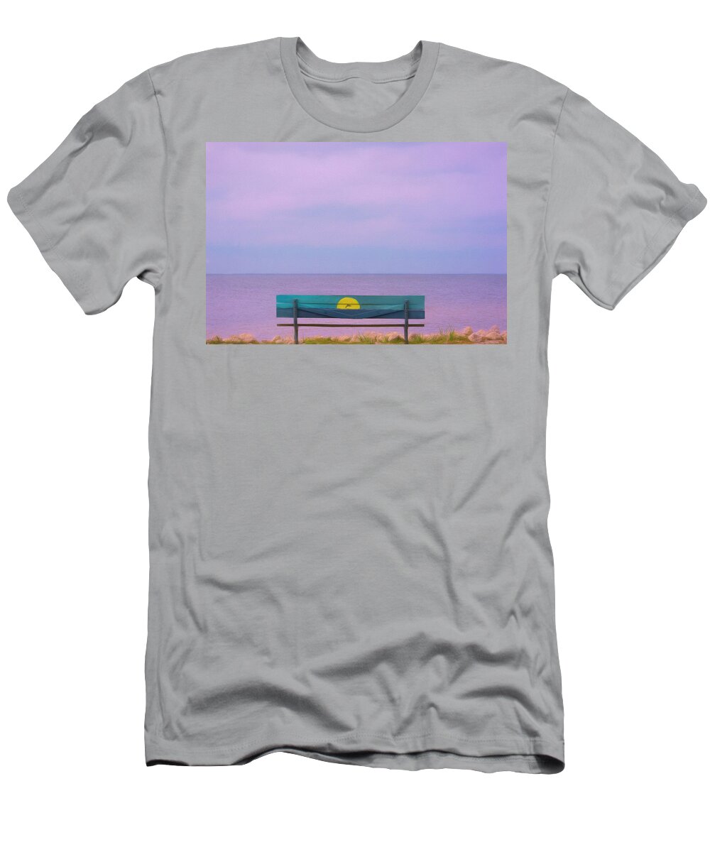 Sea T-Shirt featuring the photograph A New Day by Mitch Spence