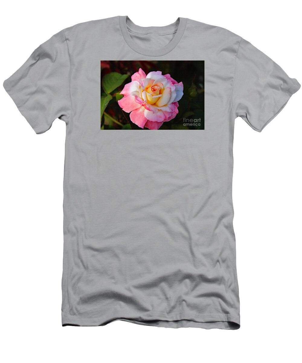 Art T-Shirt featuring the photograph A Rose For You by DB Hayes