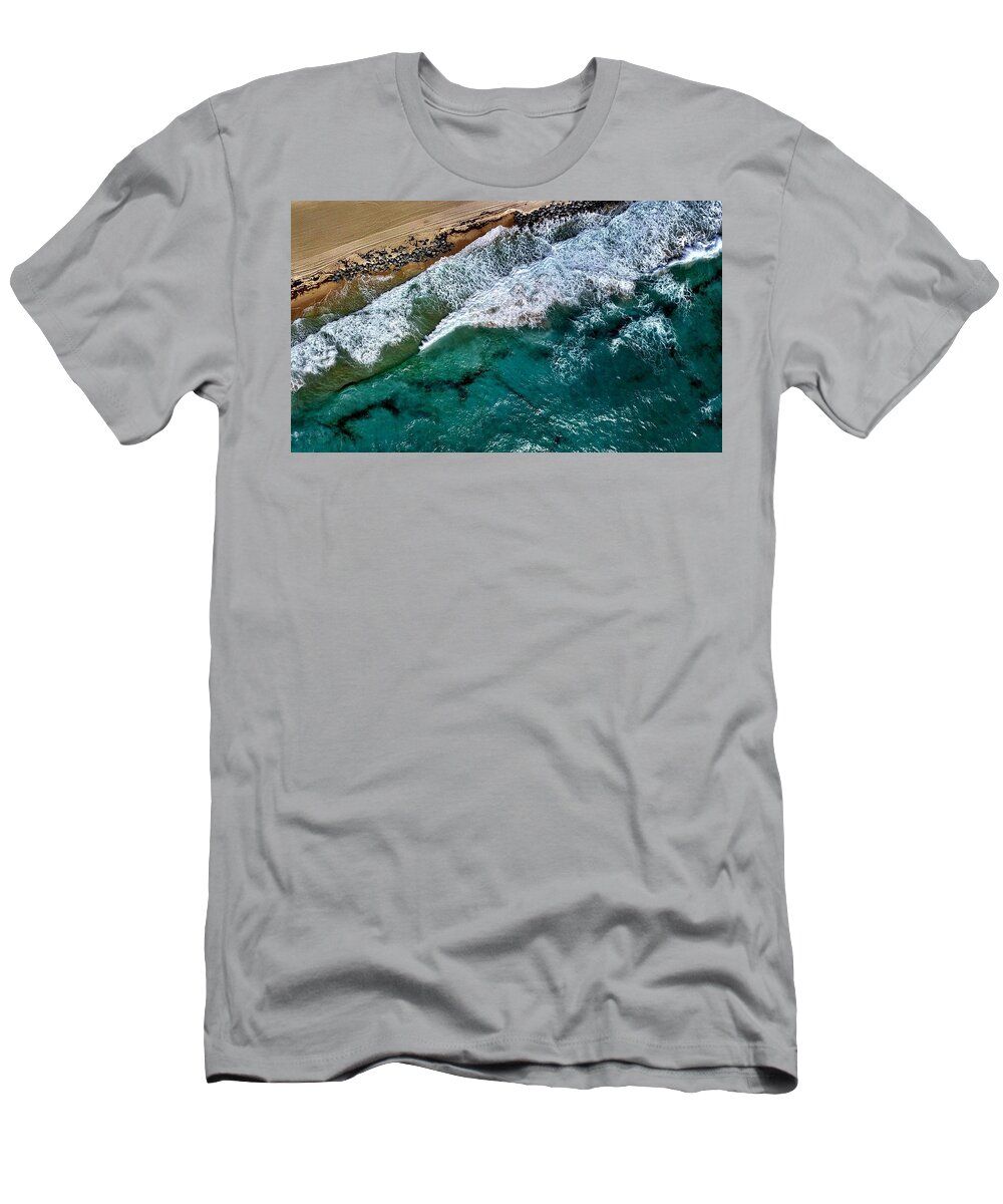 Landscape T-Shirt featuring the photograph A view from above by Michael Albright