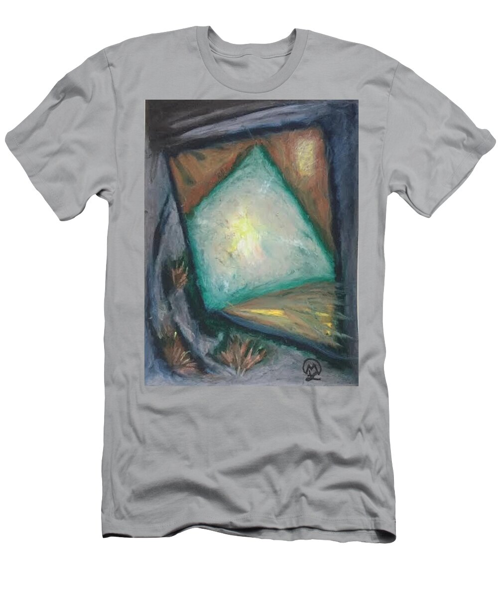  T-Shirt featuring the pastel Abstract by Therese Legere
