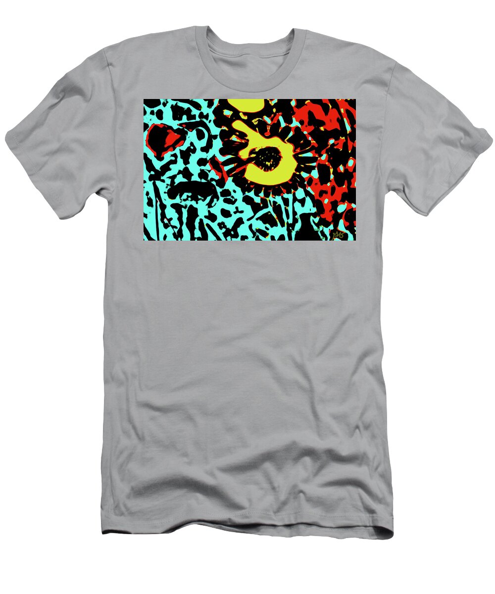 Abstract T-Shirt featuring the photograph Abstract Wildflower by Gina O'Brien