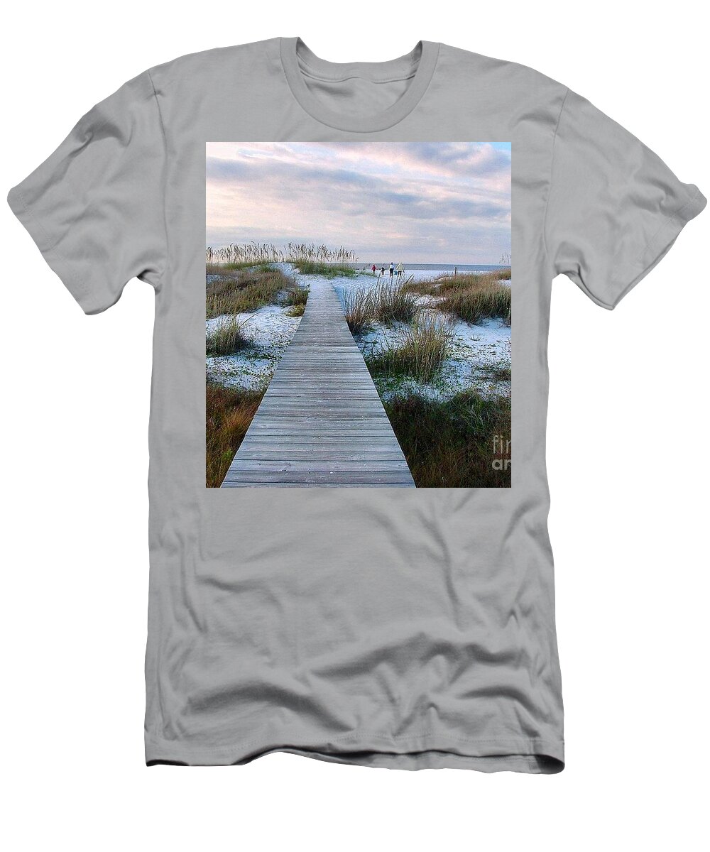 Sand Dunes T-Shirt featuring the photograph Across the Dunes by Julie Dant