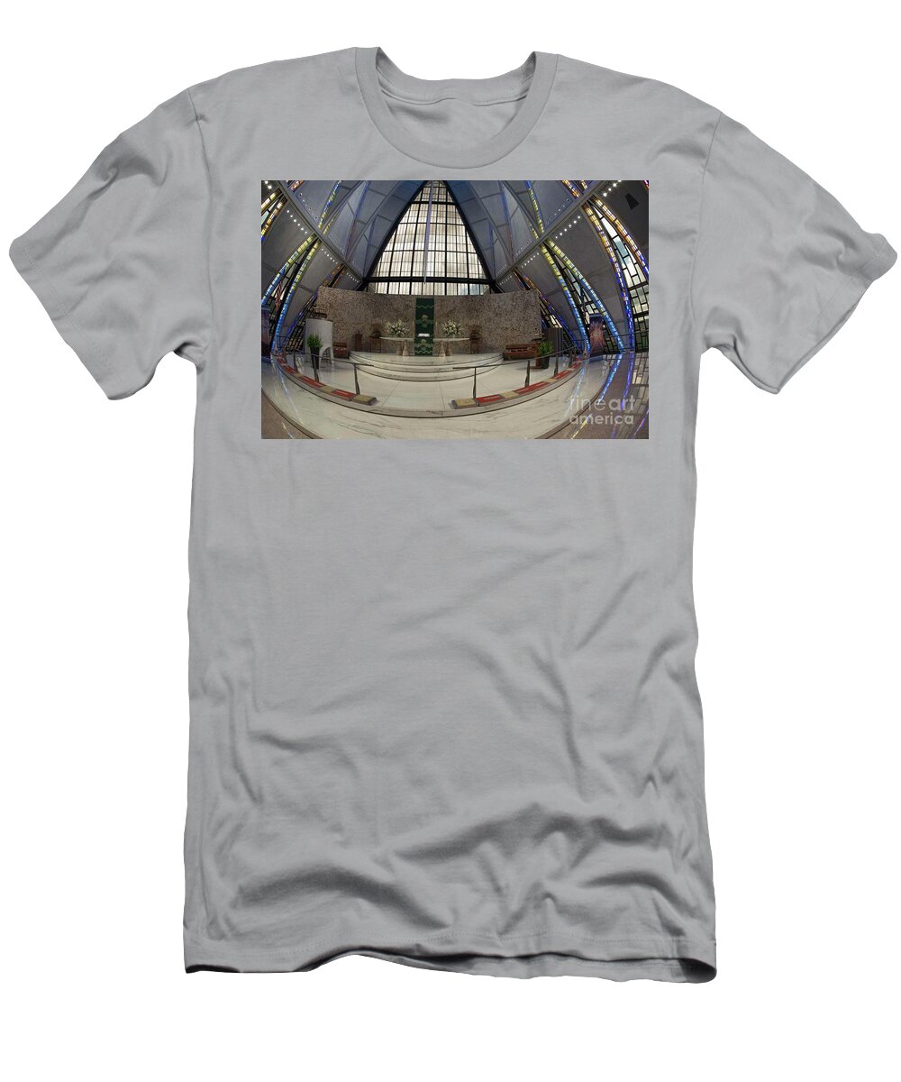 United States T-Shirt featuring the photograph Air Force Academy Chapel - IV by David Bearden