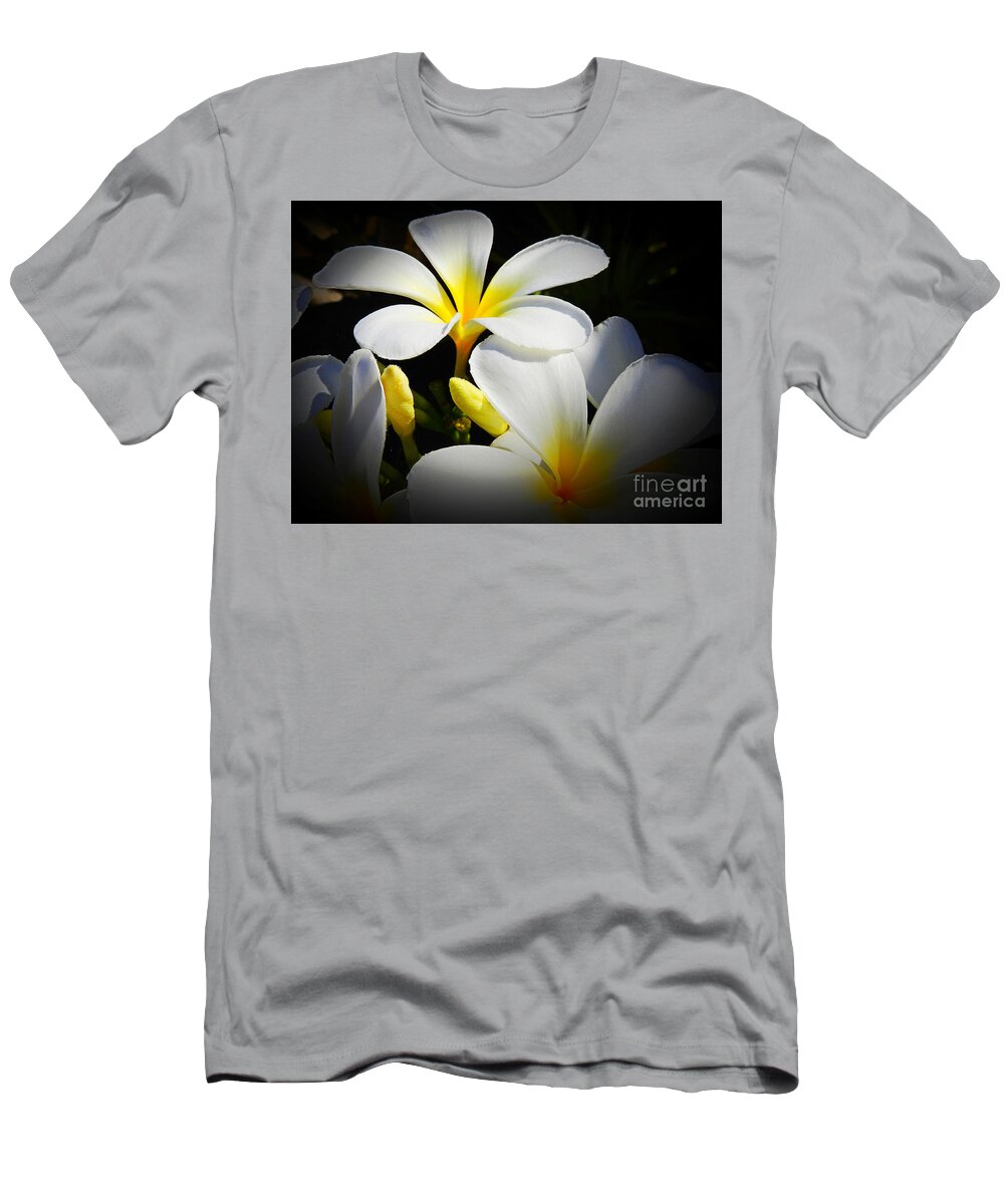 Plumeria T-Shirt featuring the photograph Aloha Flowers by Scott Cameron