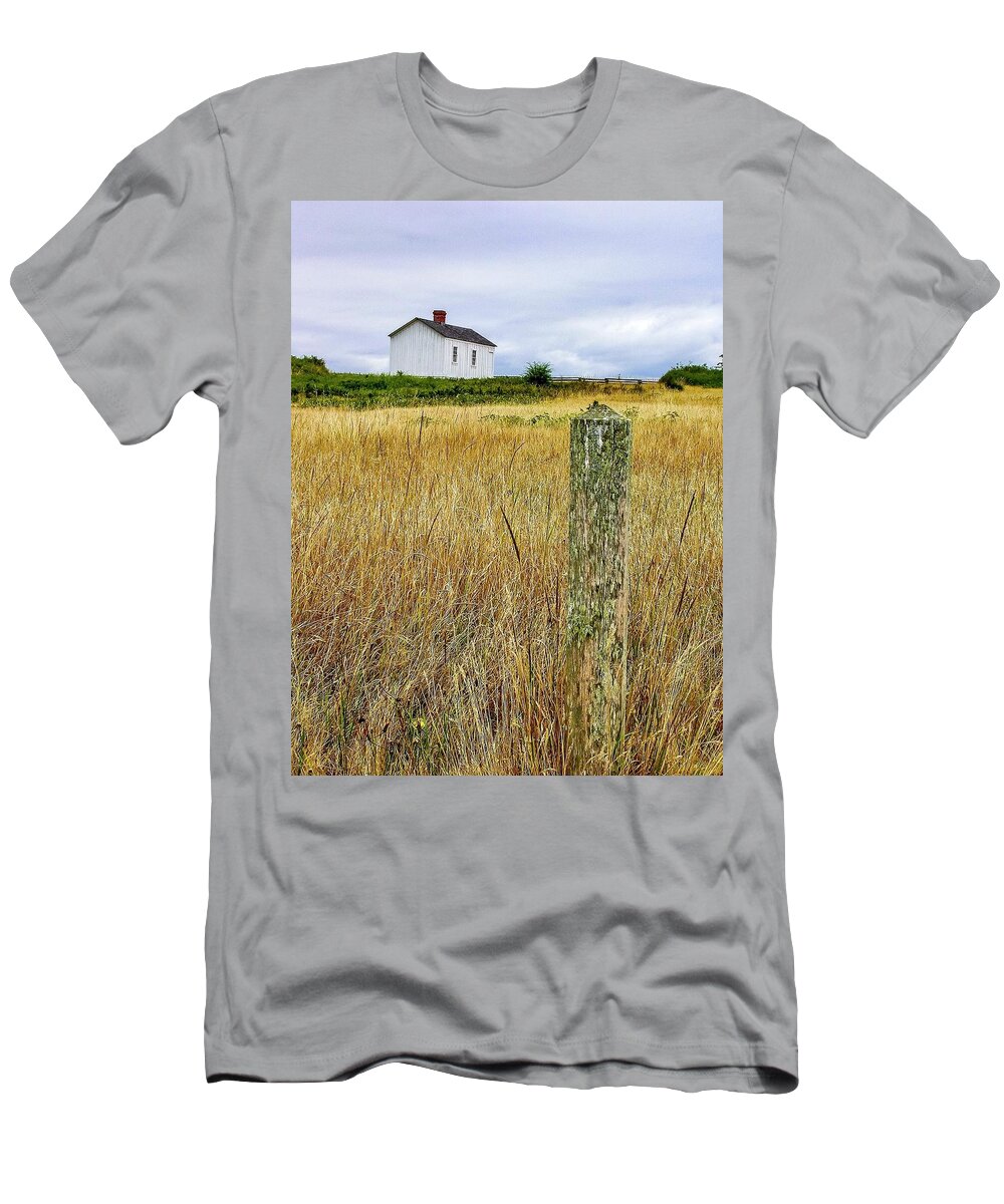 Peaceful T-Shirt featuring the photograph Alone by Shannon Kelly
