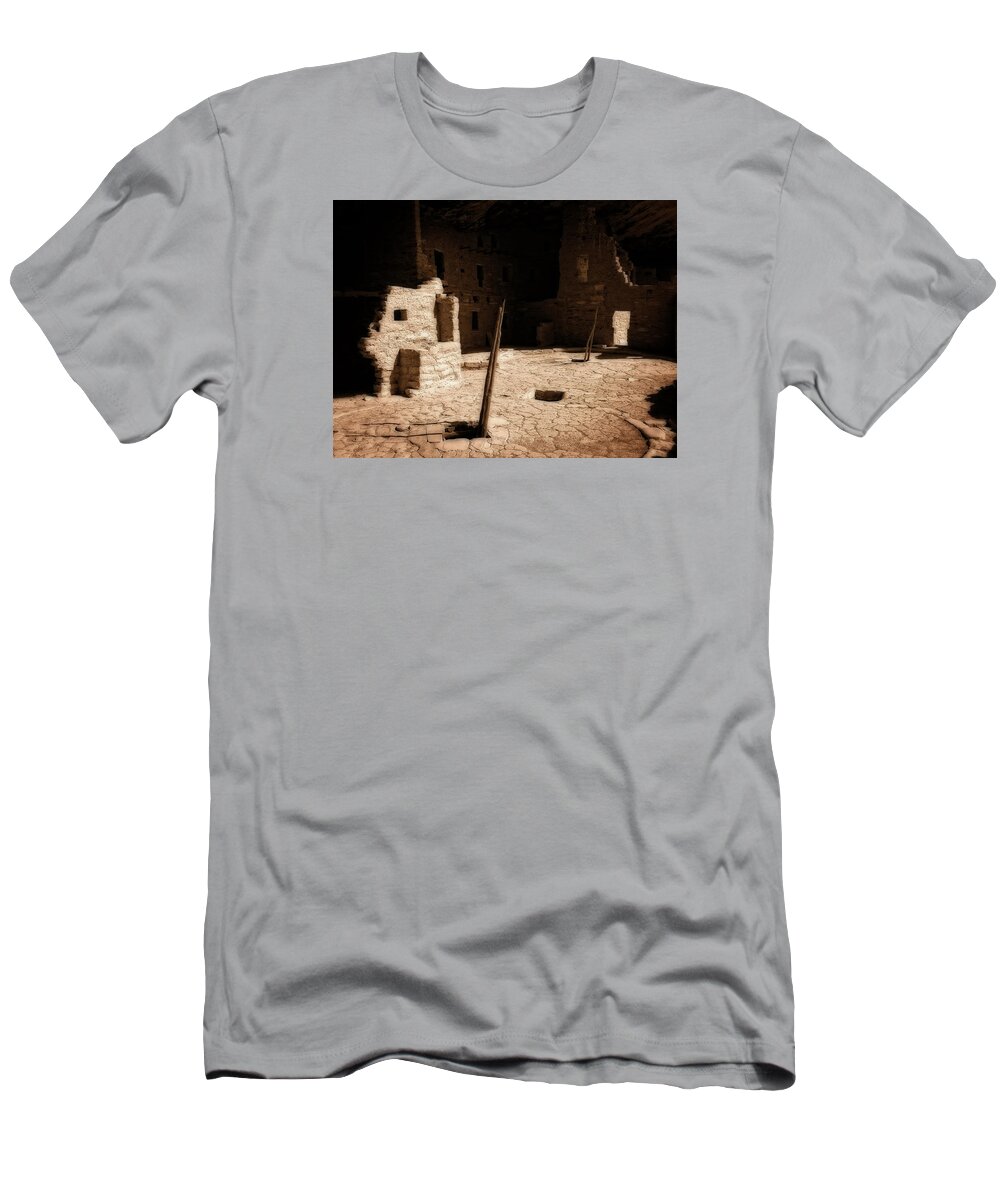 Ancestral Puebloans. Pueblo T-Shirt featuring the photograph Ancient Sanctuary by Kurt Van Wagner