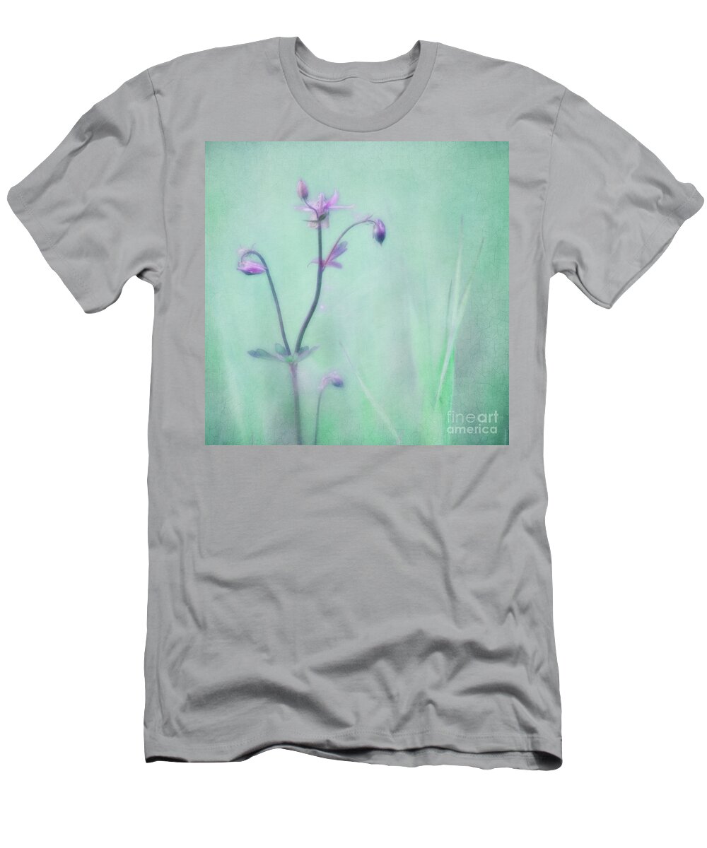Columbine T-Shirt featuring the photograph And spring came by Priska Wettstein